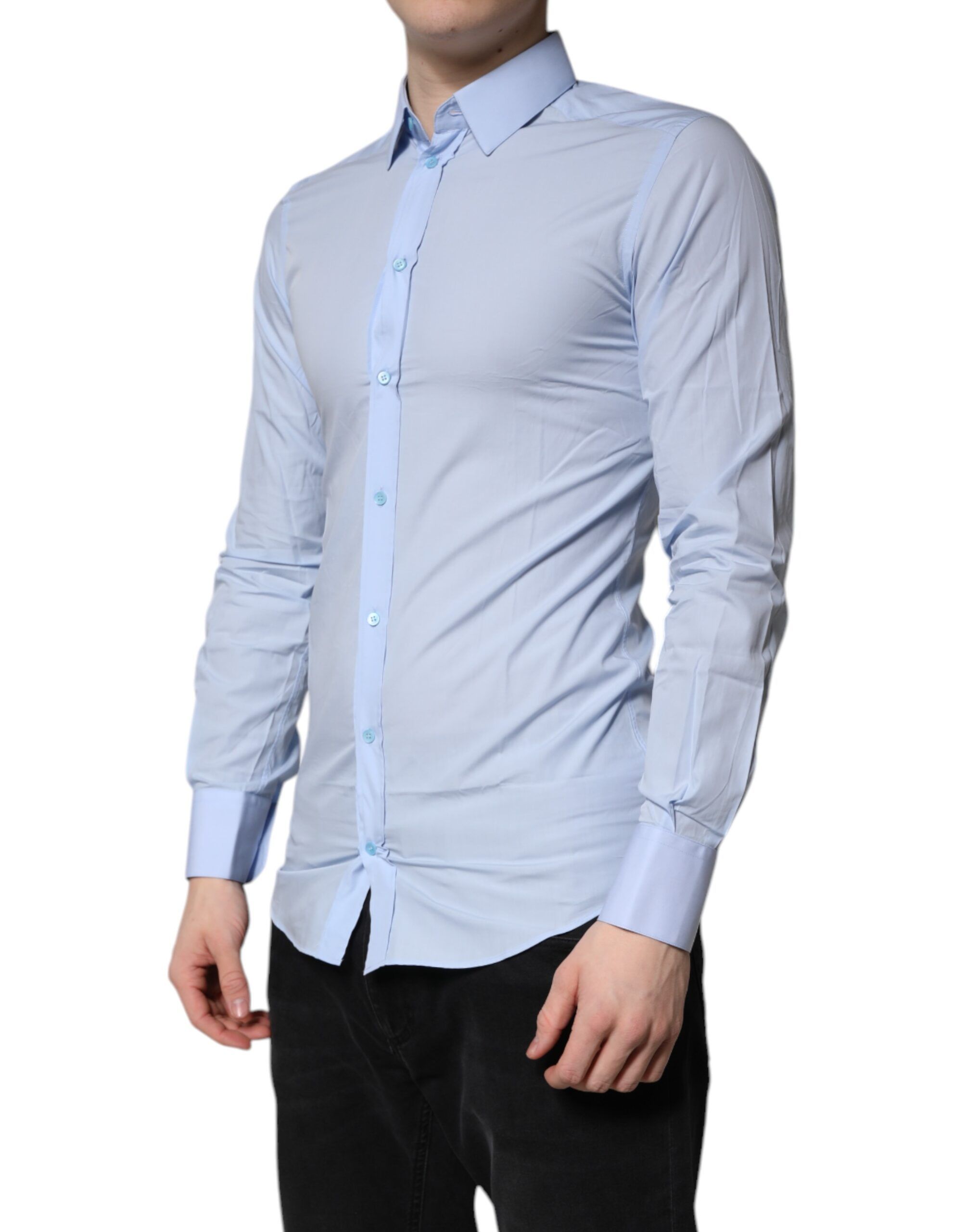Cotton GOLD Dress Formal Men's Shirt - Dolce & Gabbana - Modalova