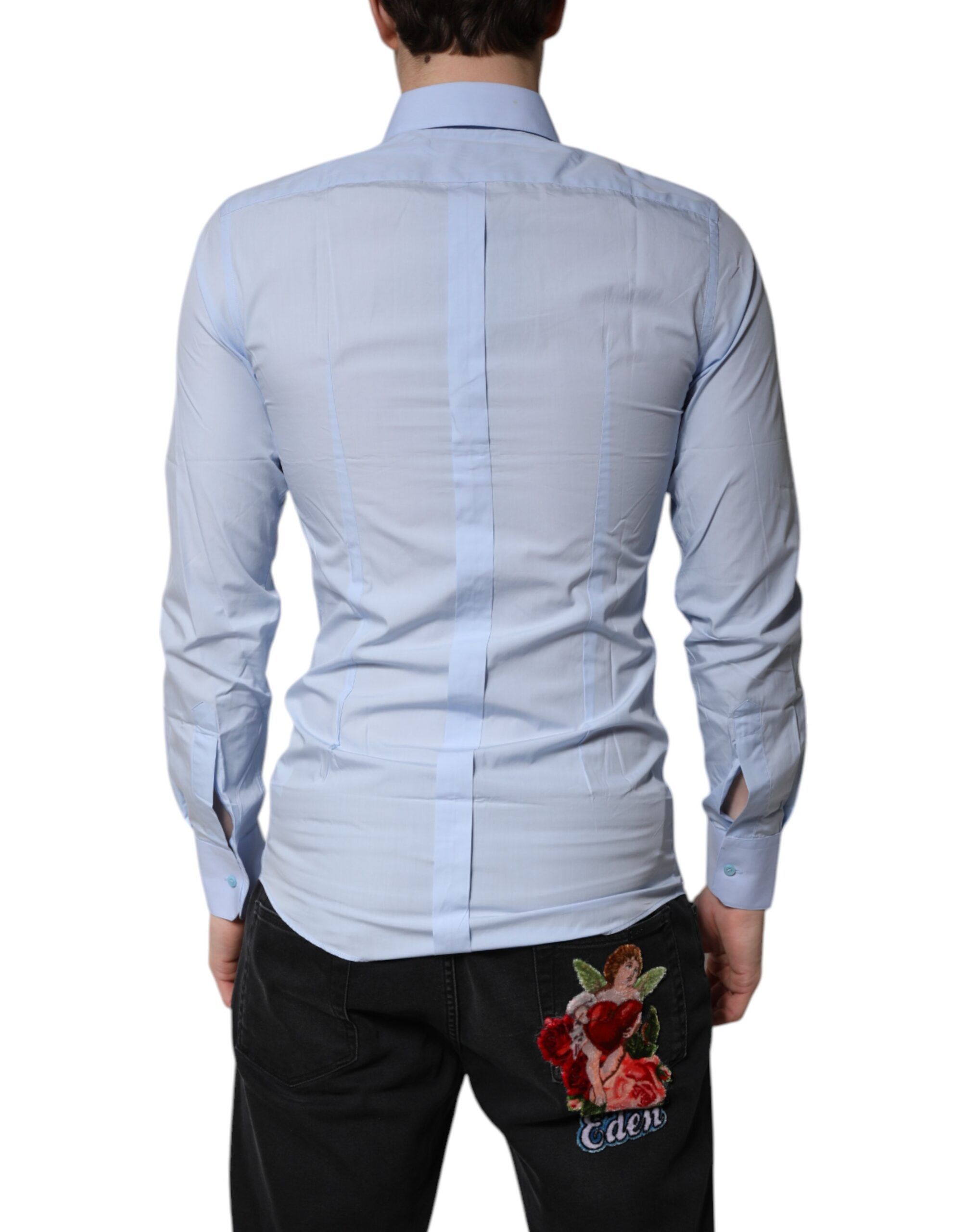 Cotton GOLD Dress Formal Men's Shirt - Dolce & Gabbana - Modalova
