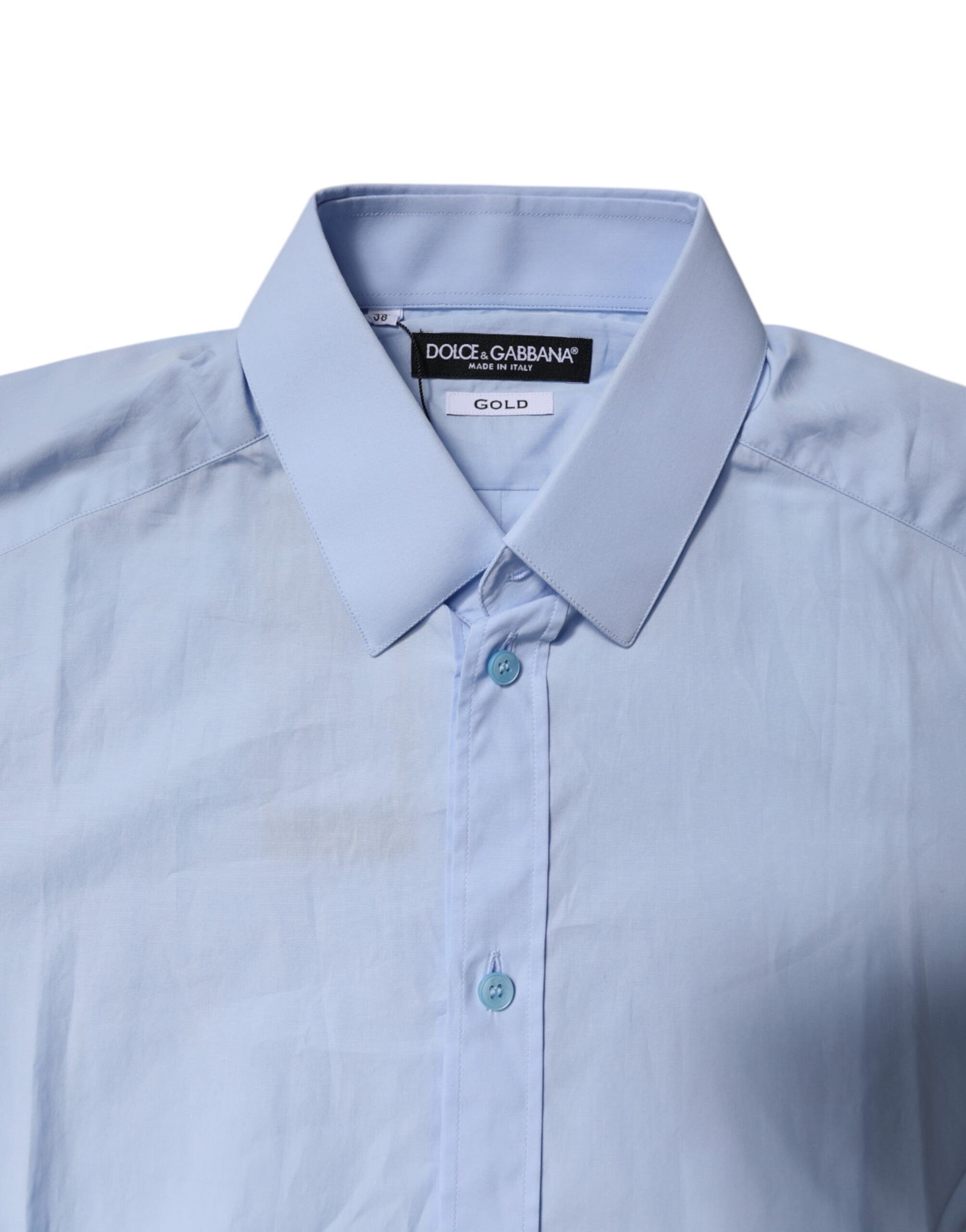 Cotton GOLD Dress Formal Men's Shirt - Dolce & Gabbana - Modalova