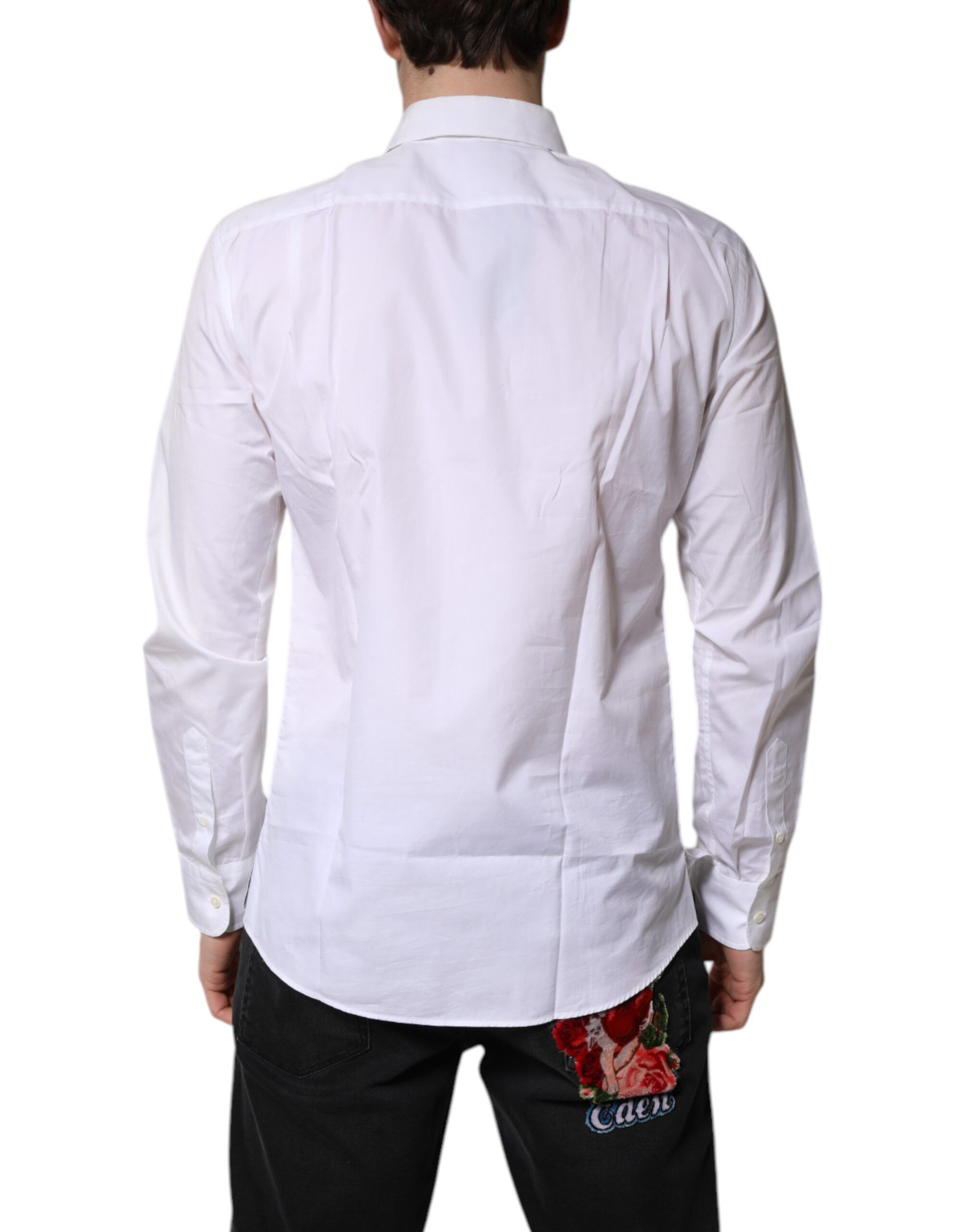 Cotton Collared Dress Formal Men's Shirt (Pre-Owned) - Dolce & Gabbana - Modalova
