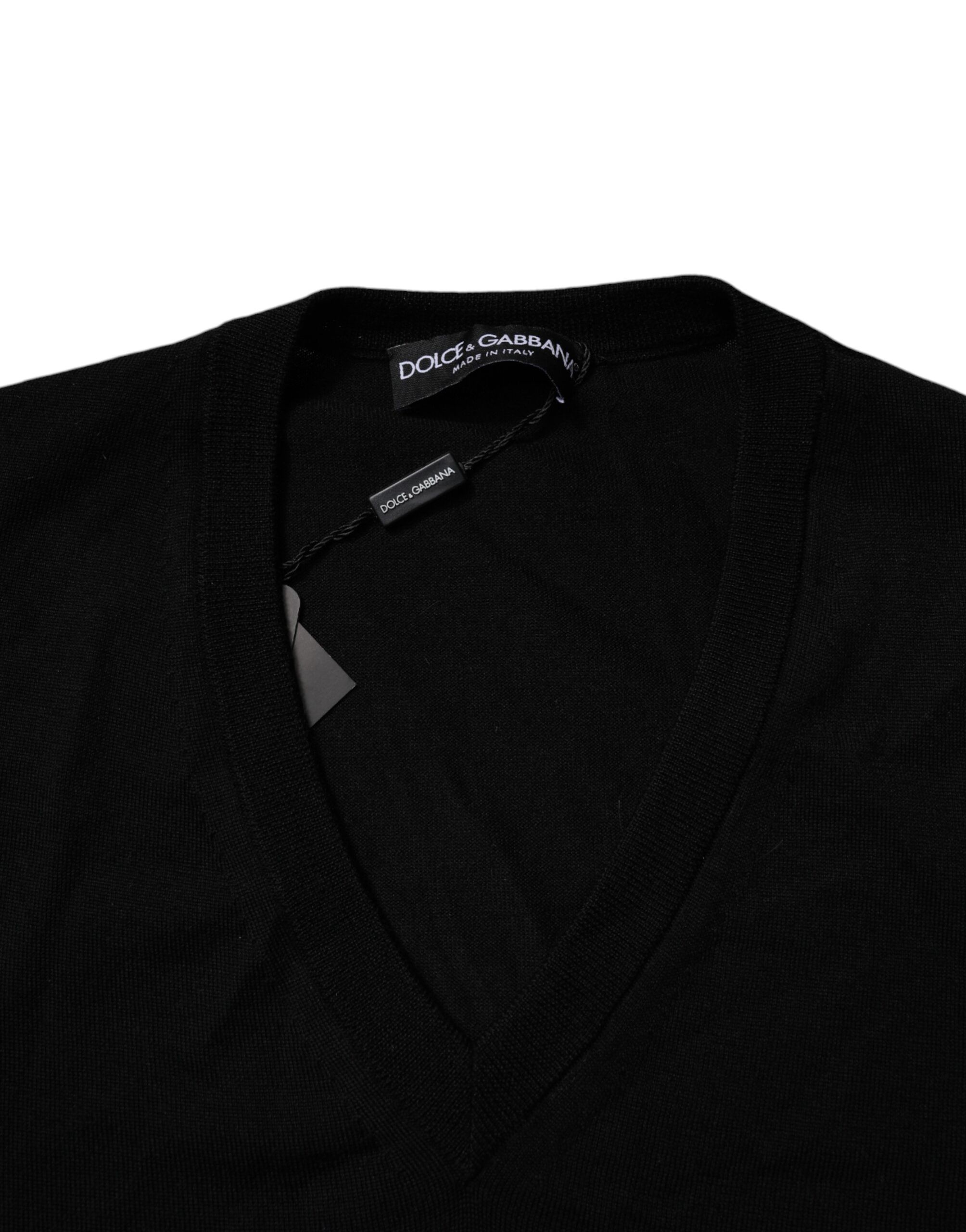 Camouflage V-neck Pullover Men's Sweater - Dolce & Gabbana - Modalova