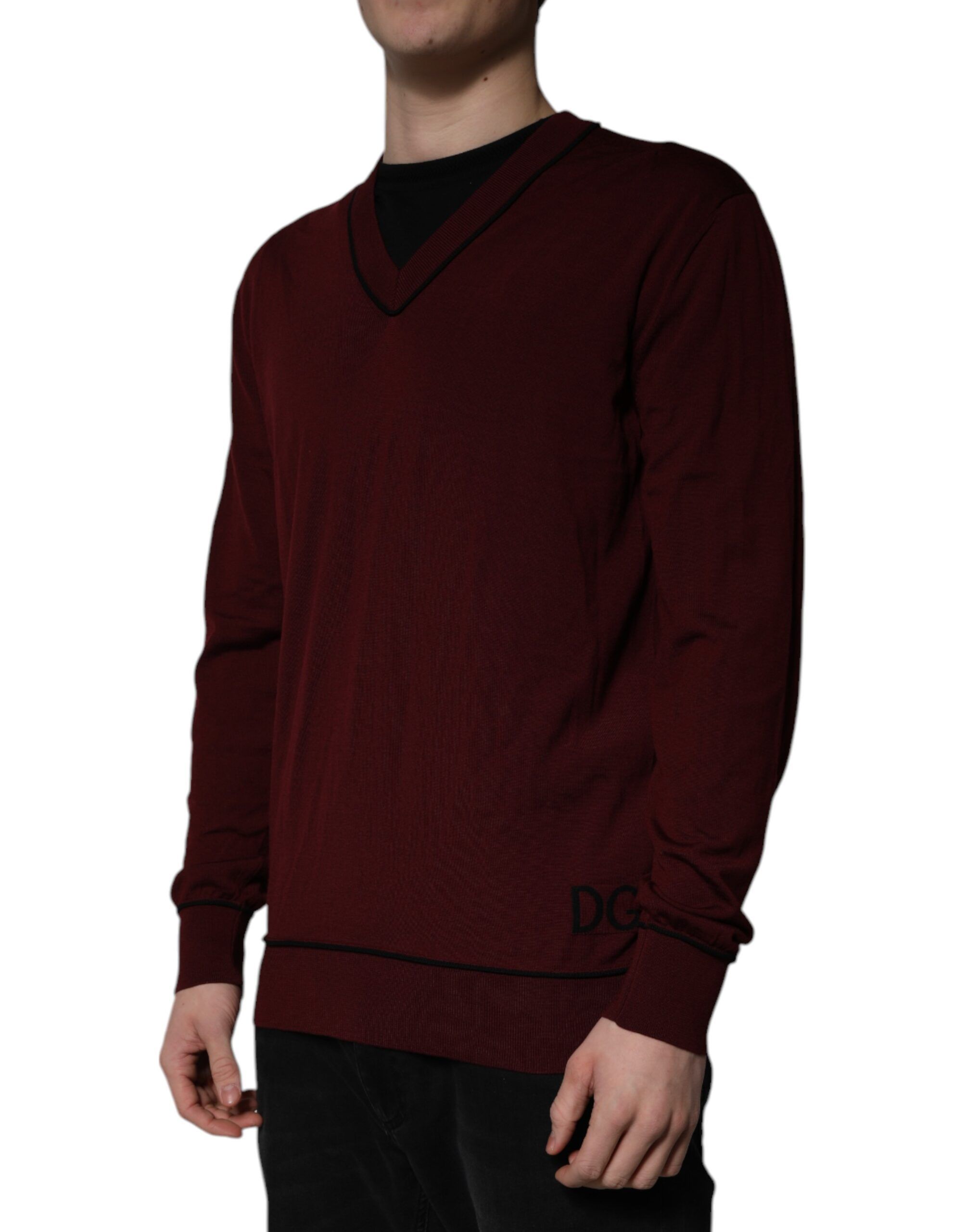 Cashmere V-neck Men Pullover Men's Sweater (Pre-Owned) - Dolce & Gabbana - Modalova