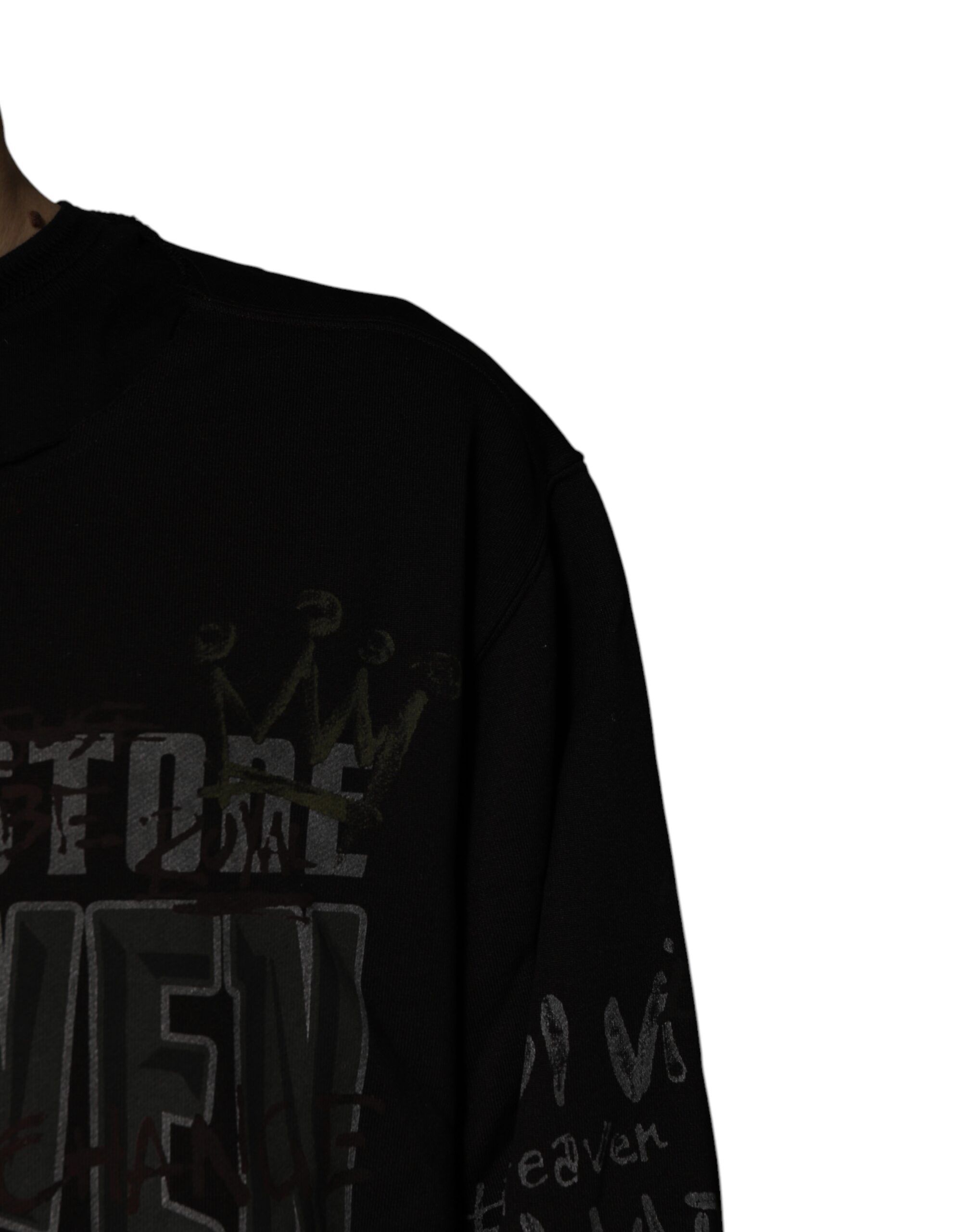 DG Heaven Crew Neck Pullover Men's Sweater - Dolce & Gabbana - Modalova