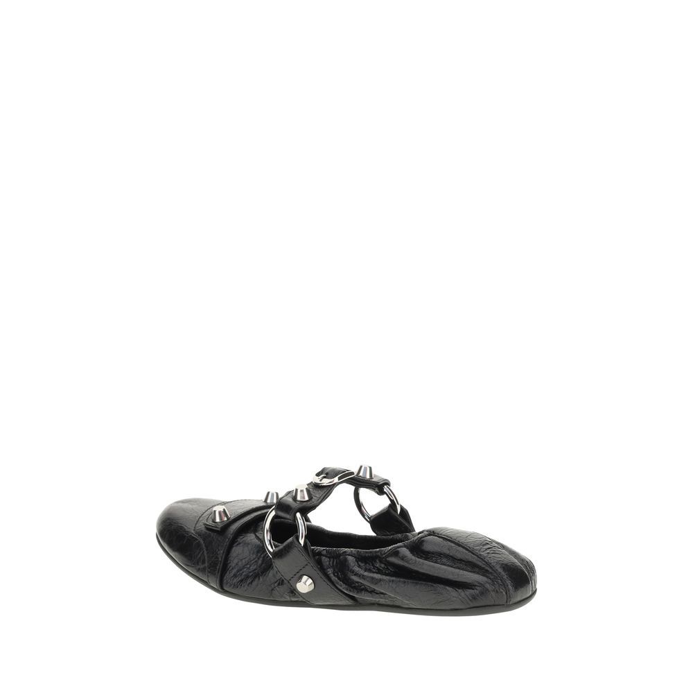 Calf Leather Bos Taurus Ballet Women's Flats - Balenciaga - Modalova