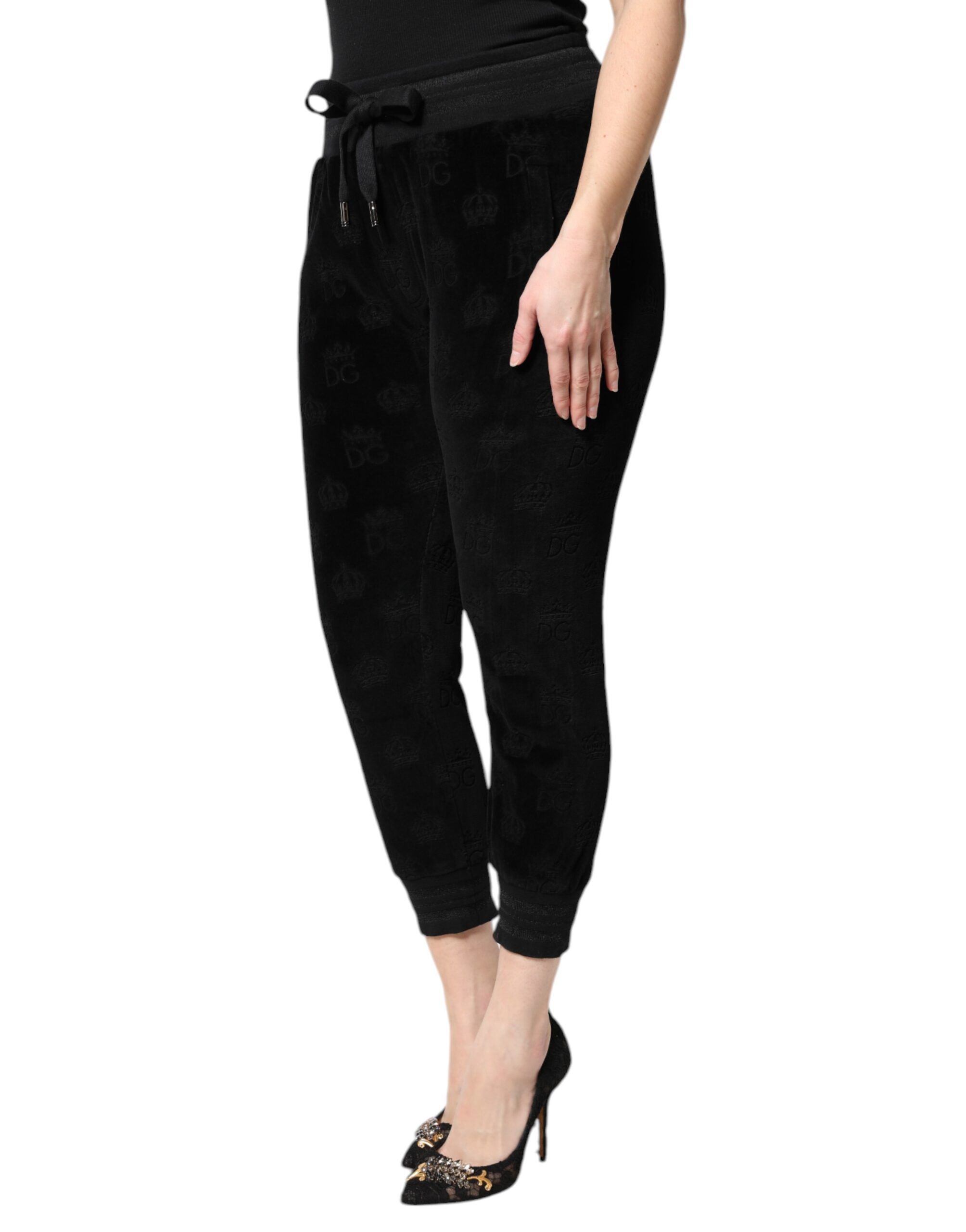 All-Over DG Logo Print Jogger Women's Pants (Pre-Owned) - Dolce & Gabbana - Modalova