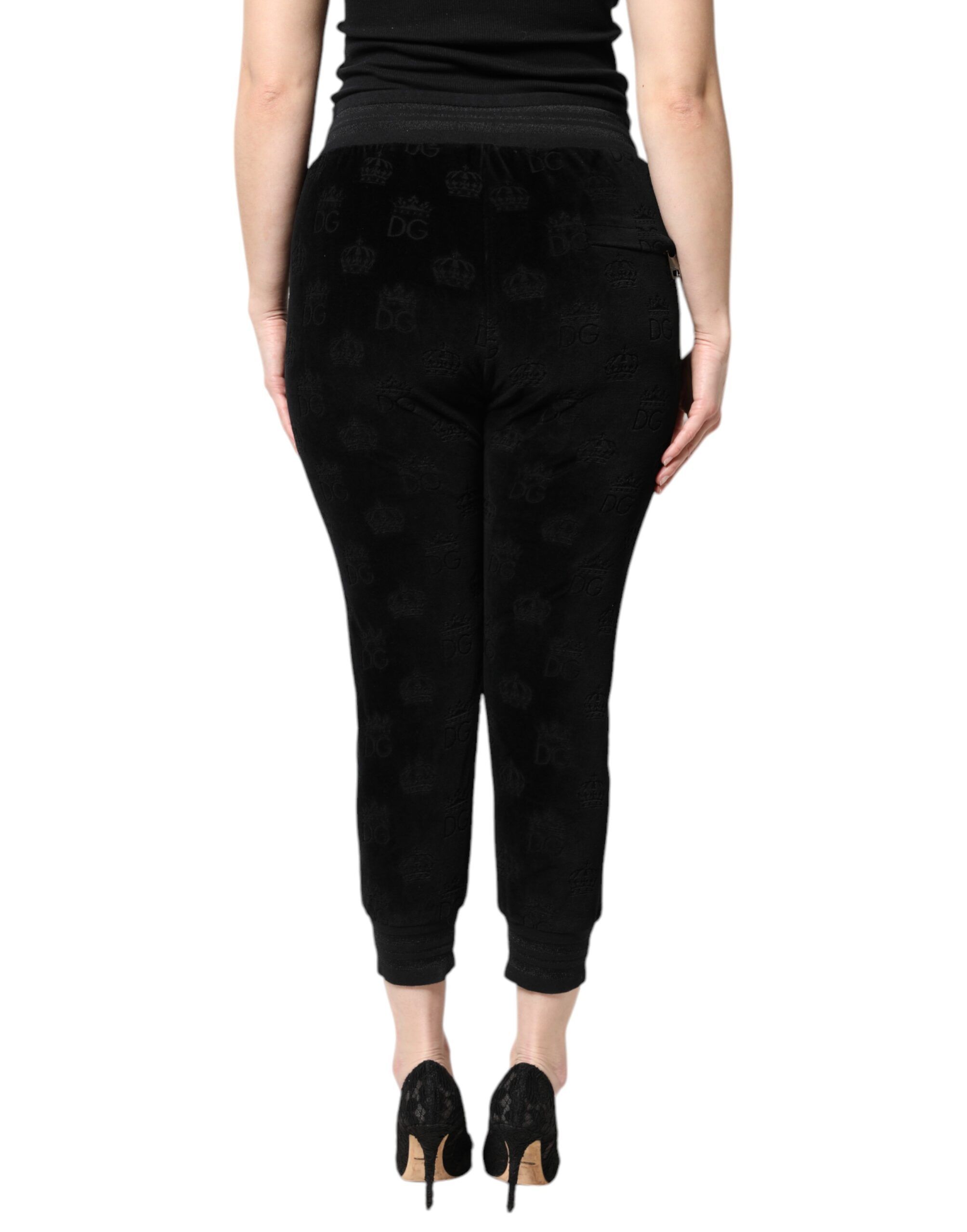 All-Over DG Logo Print Jogger Women's Pants (Pre-Owned) - Dolce & Gabbana - Modalova