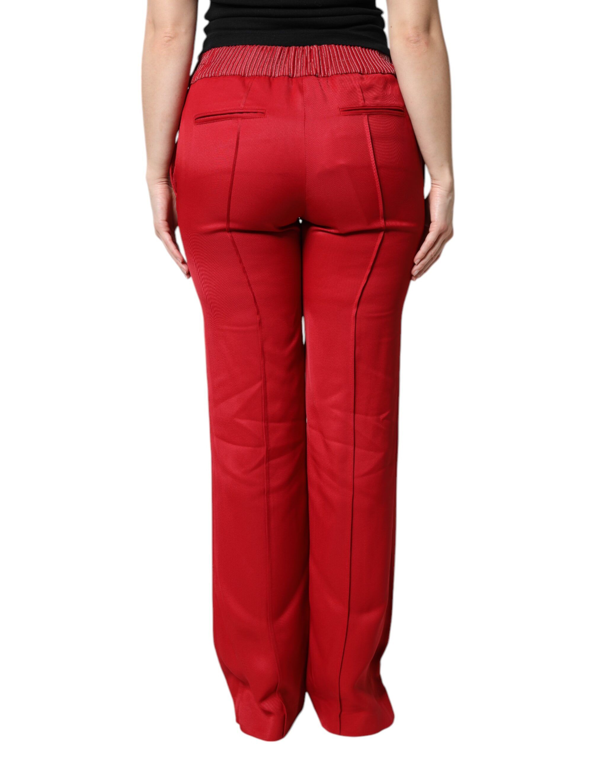 Viscose Straight Fit Women's Pants - Dolce & Gabbana - Modalova