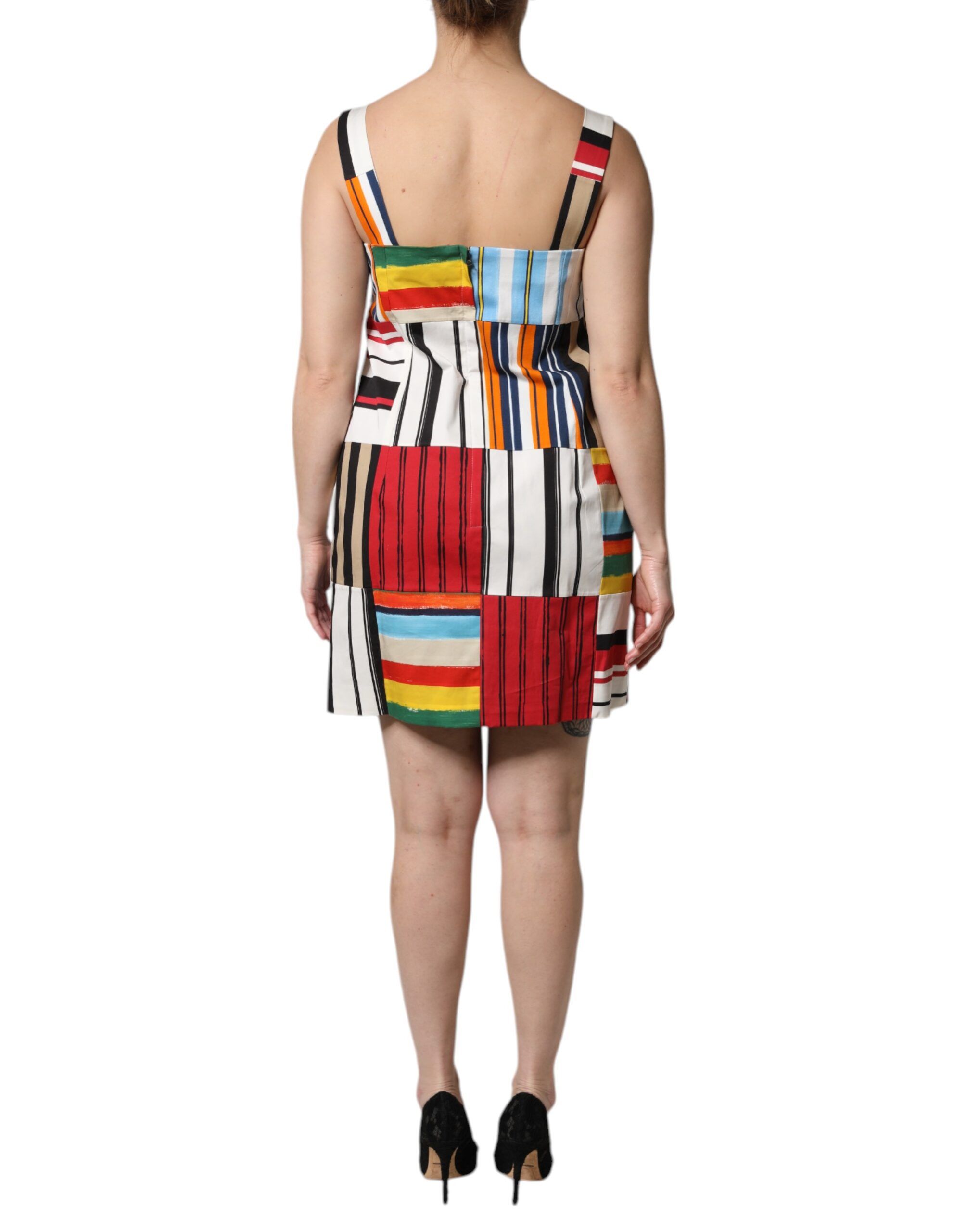 Cotton Stripe Sleeveless Women's Dress - Dolce & Gabbana - Modalova