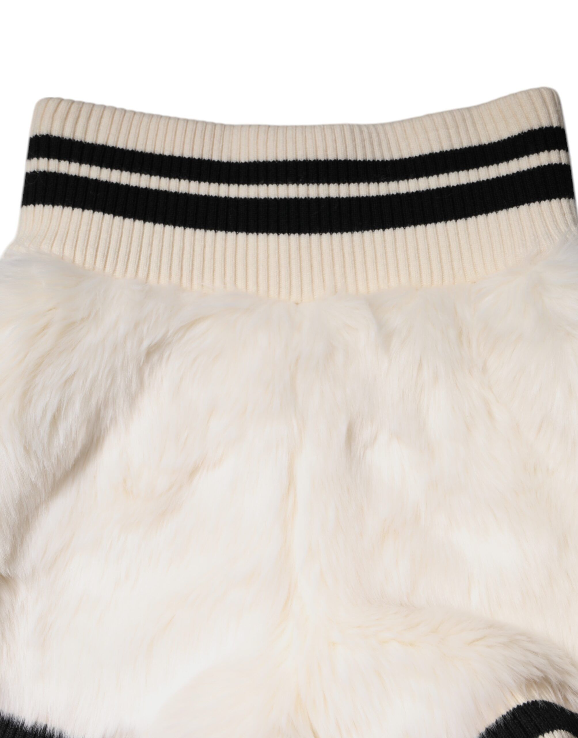 Faux Fur High Waisted Hot Pants Women's Short - Dolce & Gabbana - Modalova