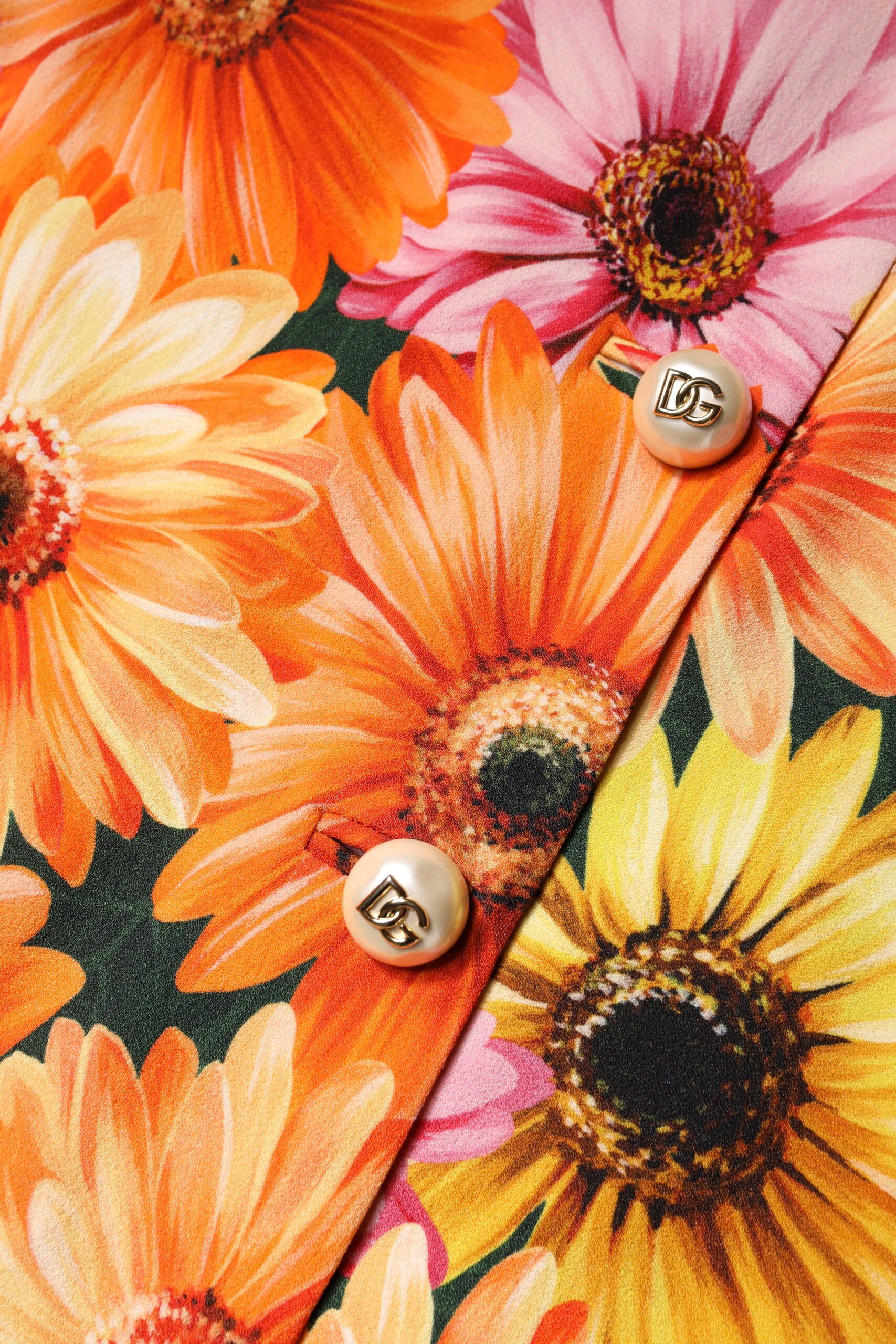 Floral High Waist Mini Women's Skirt - Dolce & Gabbana - Modalova