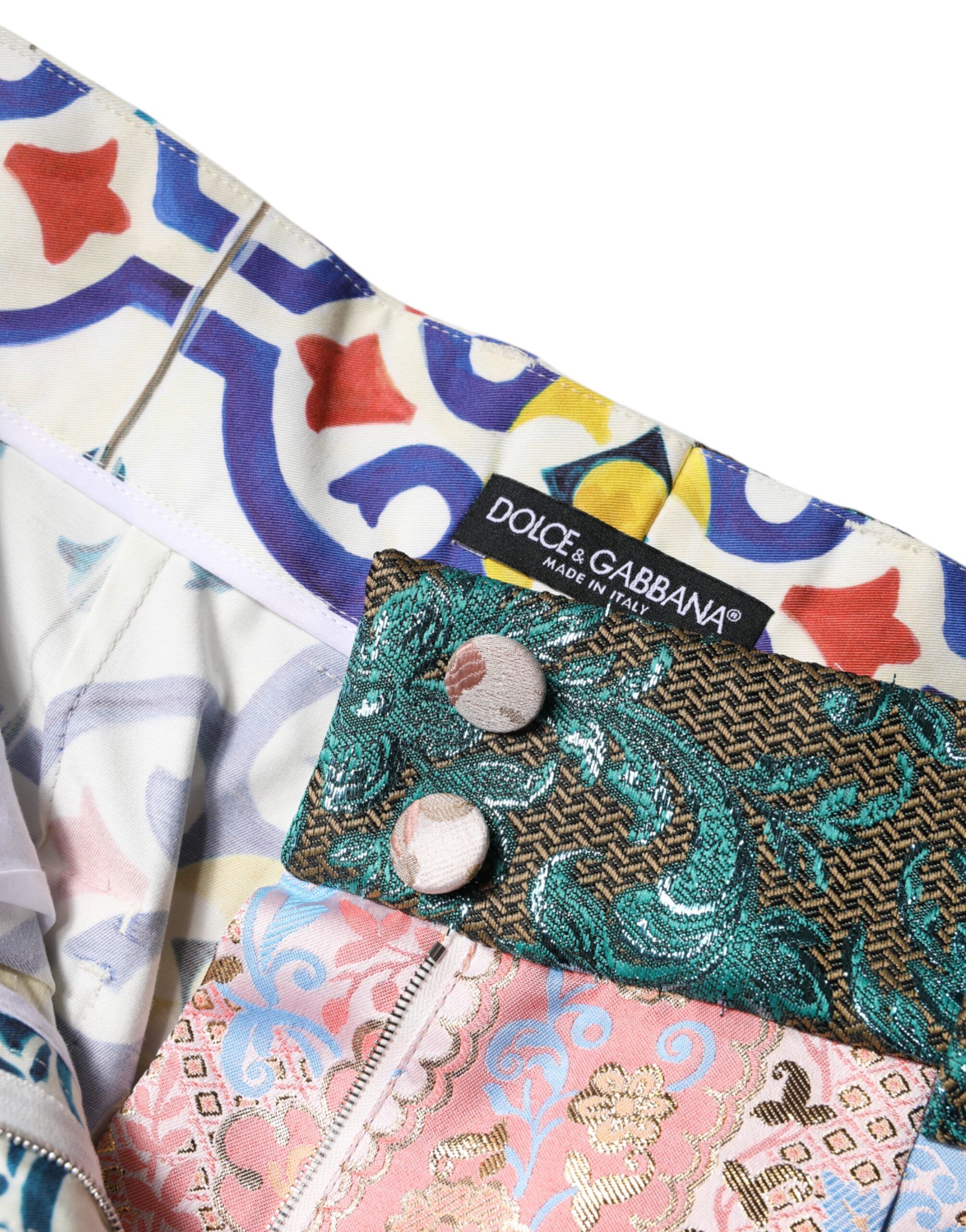 Cotton Patchwork Hot Pants Women's Shorts - Dolce & Gabbana - Modalova