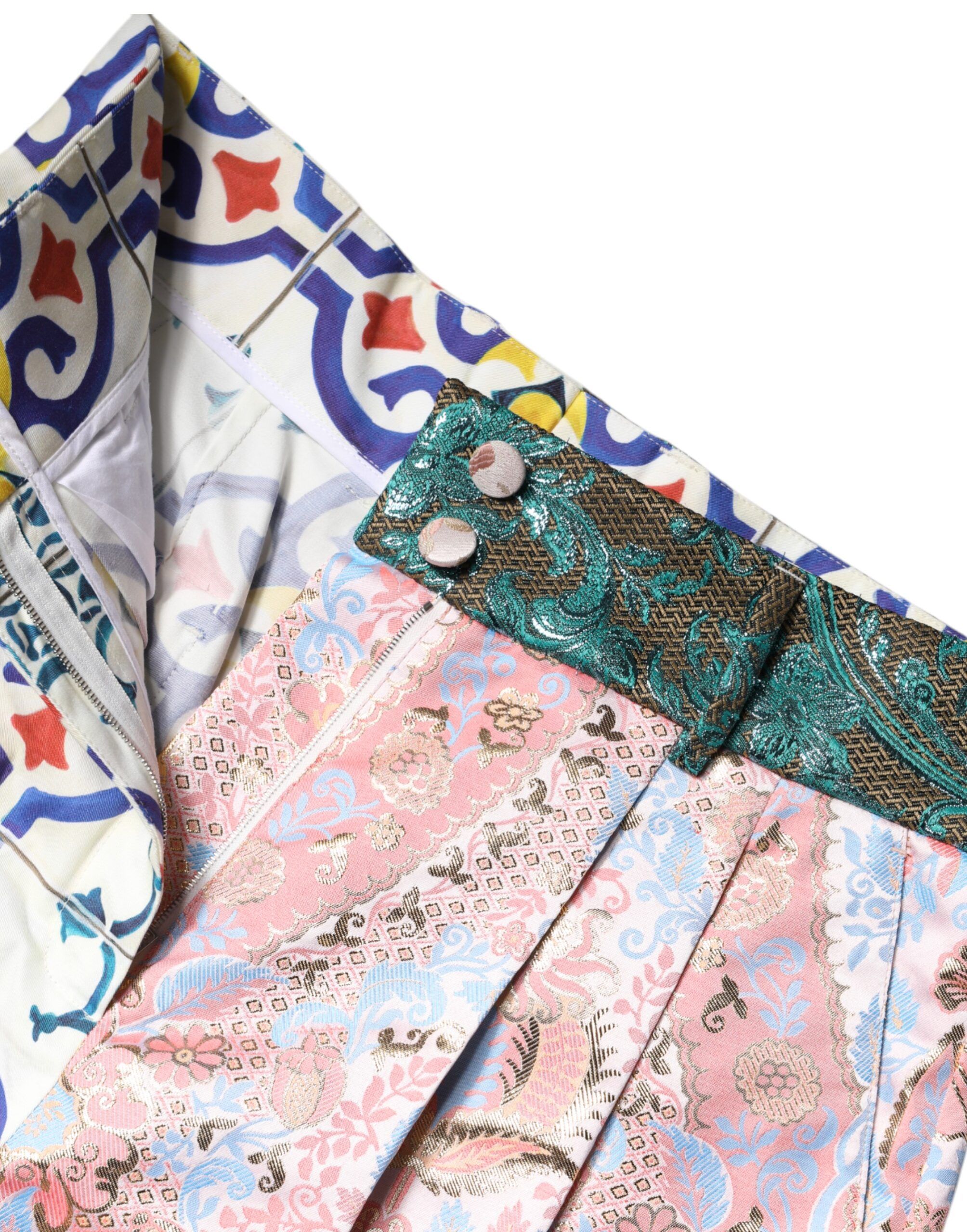 Cotton Patchwork Hot Pants Women's Shorts - Dolce & Gabbana - Modalova