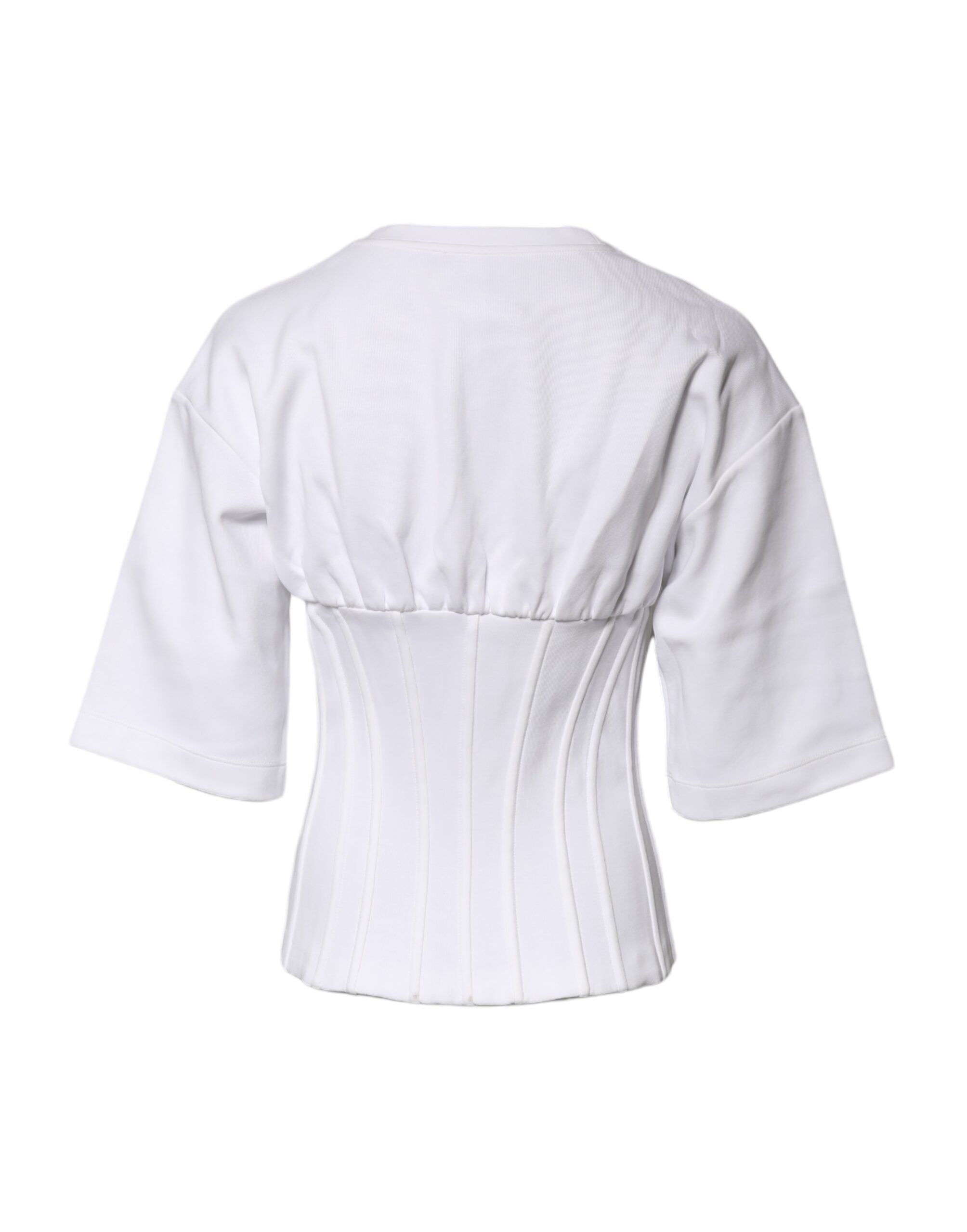 Cotton Blend 3/4 Sleeves Blouse Women's Top (Pre-Owned) - Dolce & Gabbana - Modalova