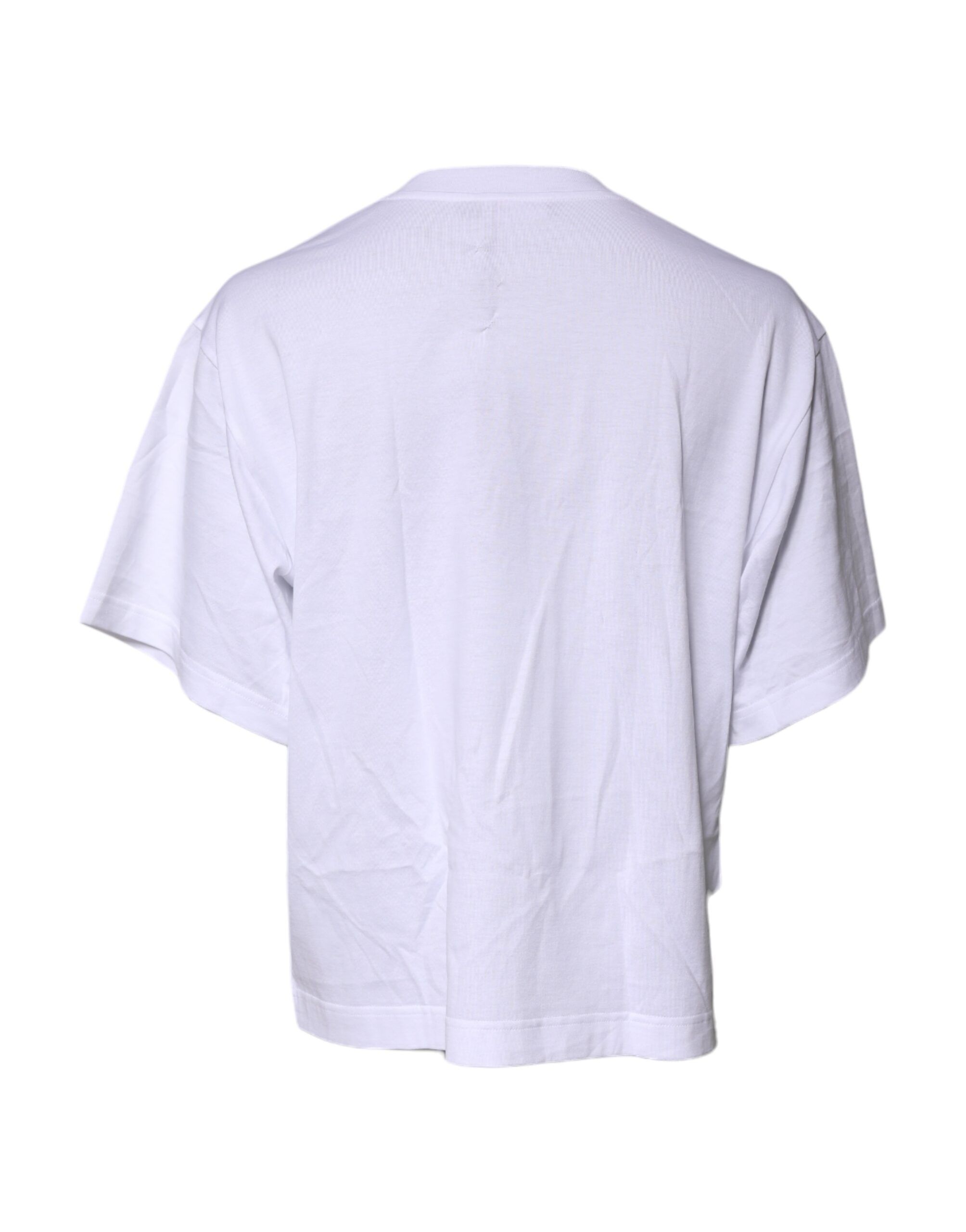 Printed Round Neck Top Cotton Women's T-shirt (Pre-Owned) - Dolce & Gabbana - Modalova