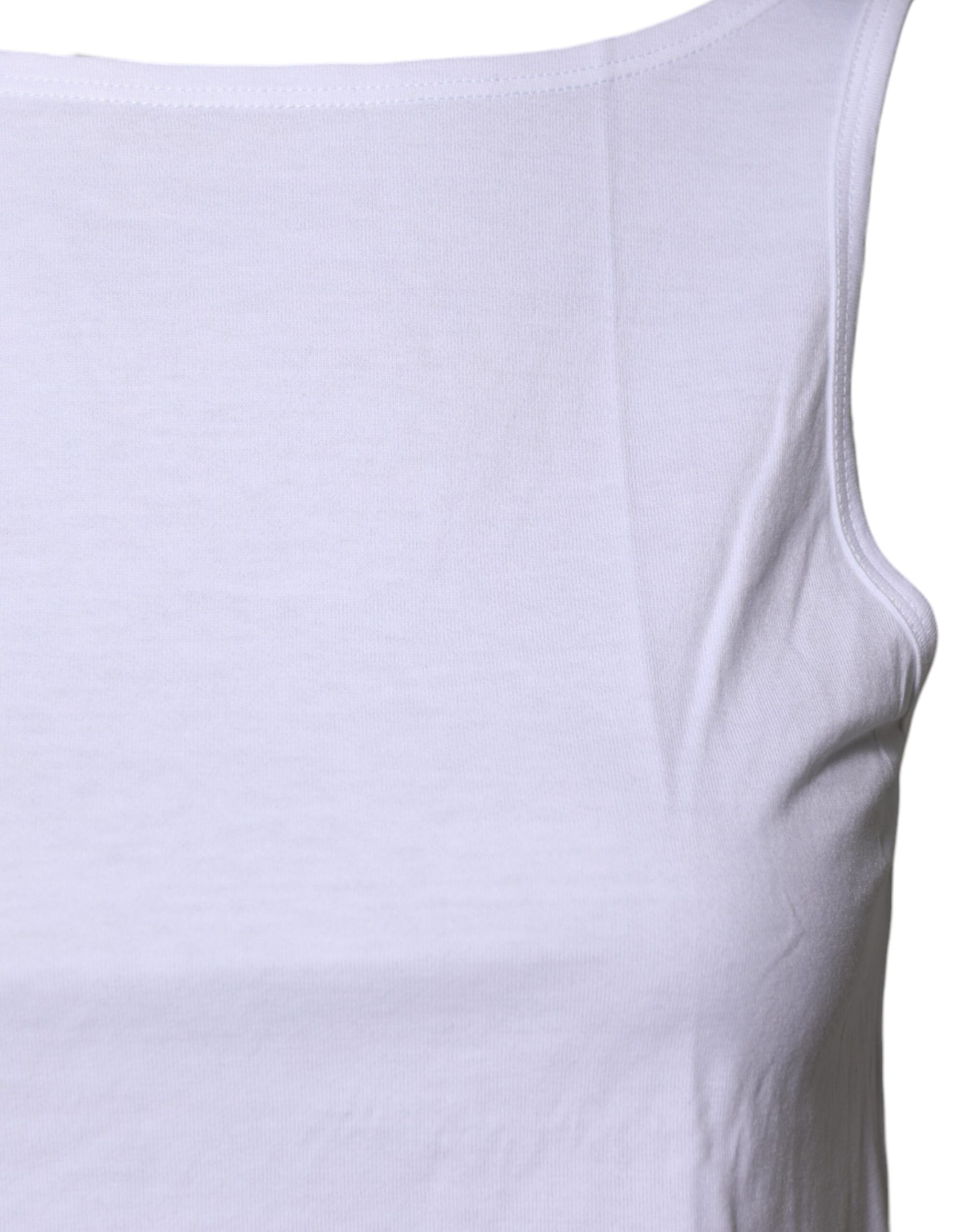 Cotton Sleeveless Round Neck Tank Women's Top (Pre-Owned) - Dolce & Gabbana - Modalova