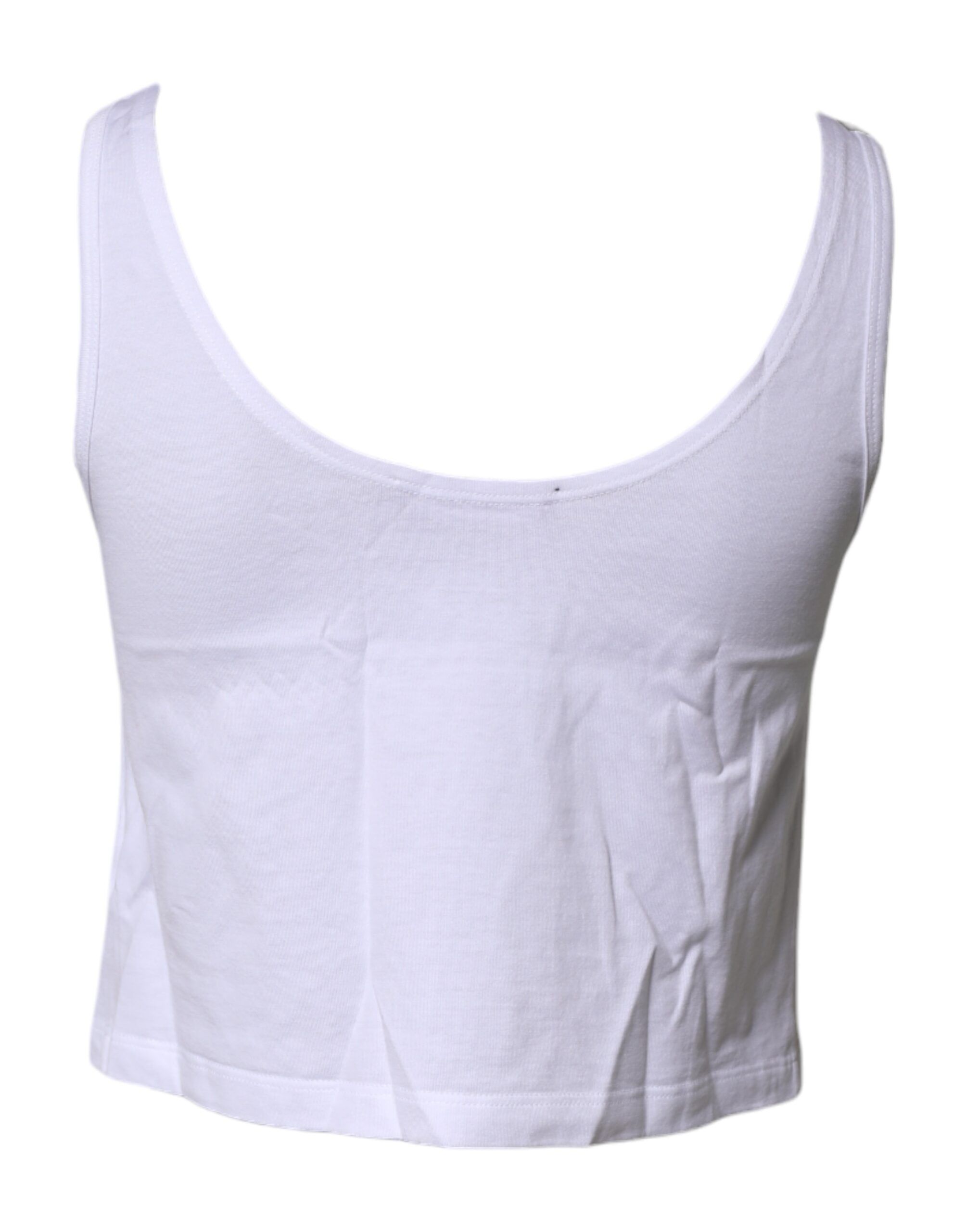 Cotton Sleeveless Round Neck Tank Women's Top (Pre-Owned) - Dolce & Gabbana - Modalova