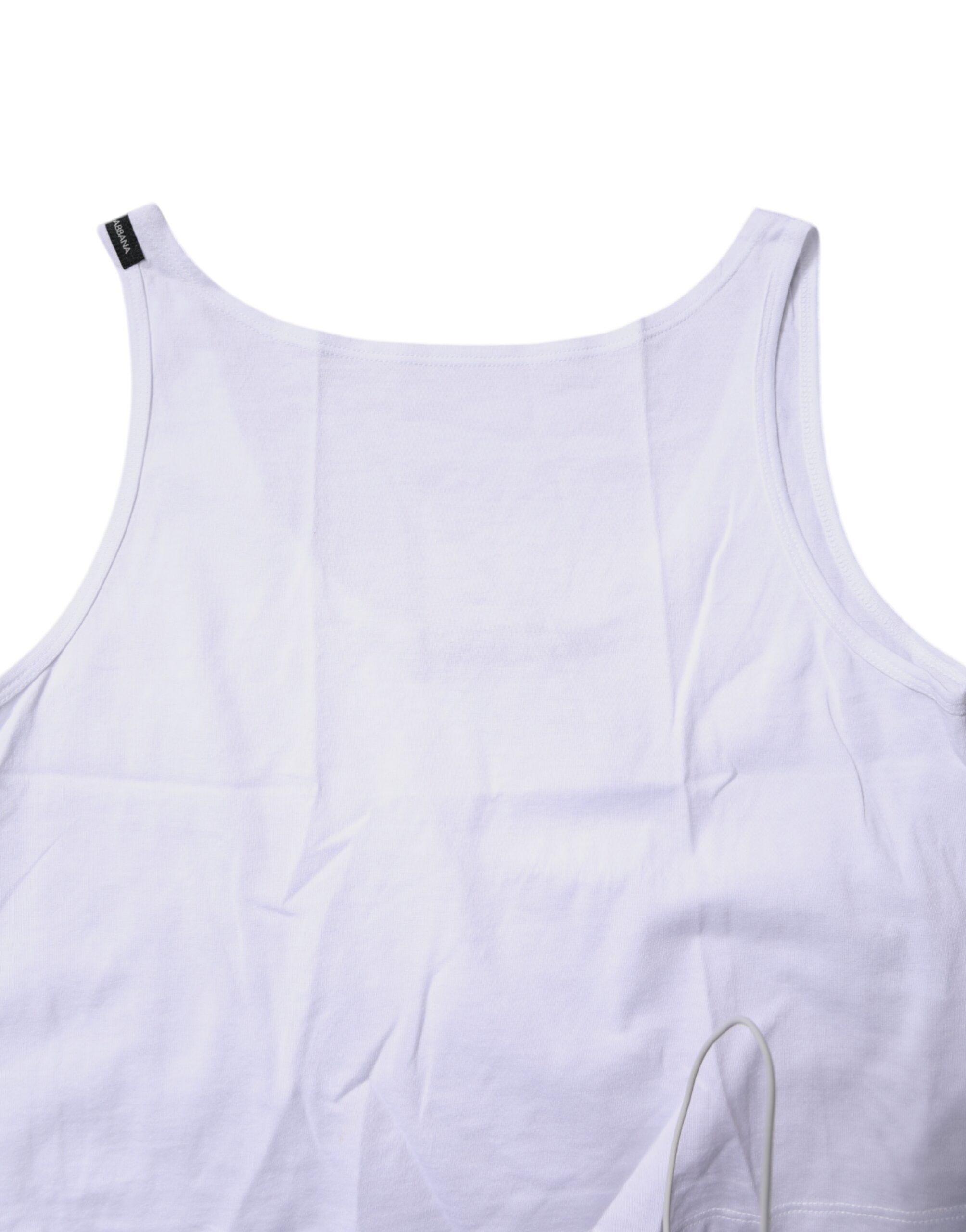 Cotton Sleeveless Round Neck Tank Women's Top (Pre-Owned) - Dolce & Gabbana - Modalova