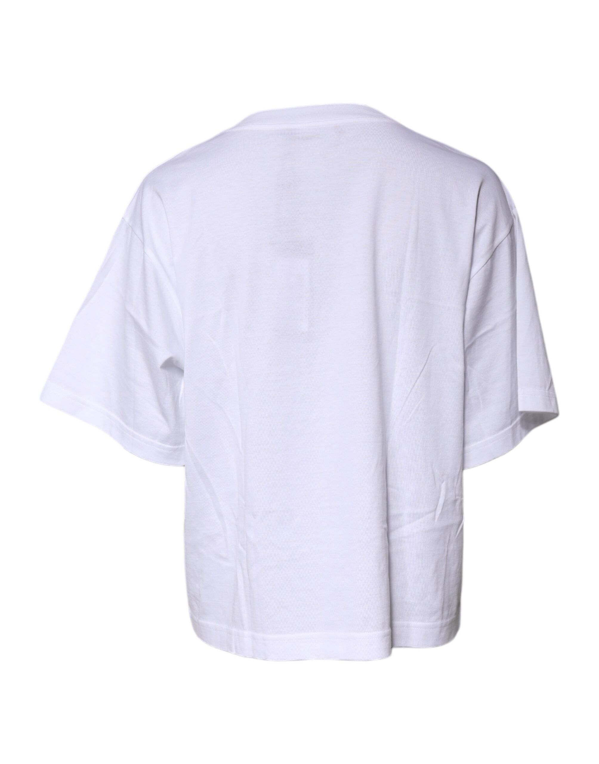 Printed Round Neck Top Cotton Women's T-shirt (Pre-Owned) - Dolce & Gabbana - Modalova