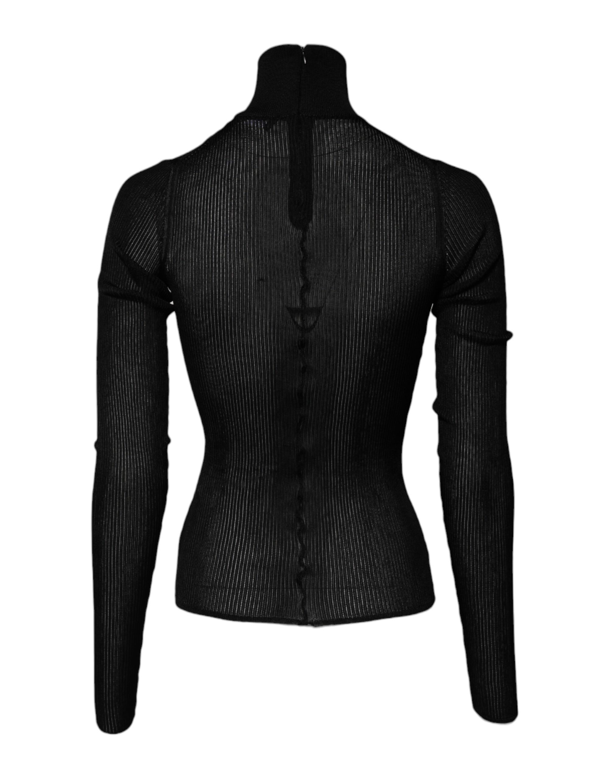 Knit Long Sleeves Turtleneck Slim Women's Top (Pre-Owned) - Dolce & Gabbana - Modalova