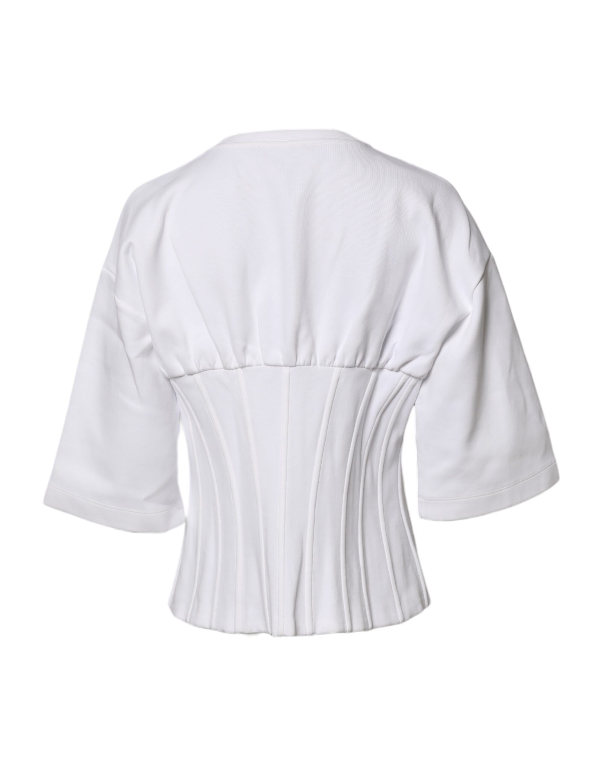 Cotton Blend 3/4 Sleeves Blouse Women's Top (Pre-Owned) - Dolce & Gabbana - Modalova