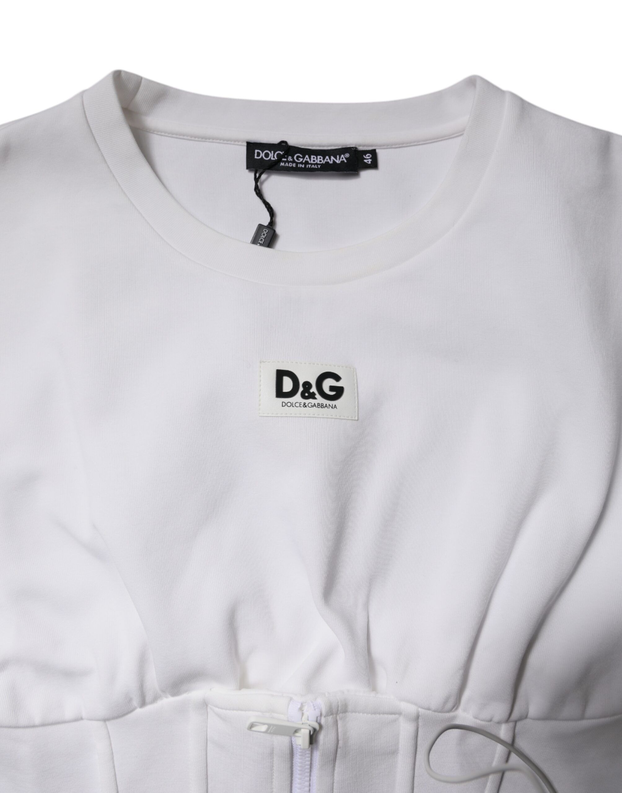 Cotton Blend 3/4 Sleeves Blouse Women's Top (Pre-Owned) - Dolce & Gabbana - Modalova