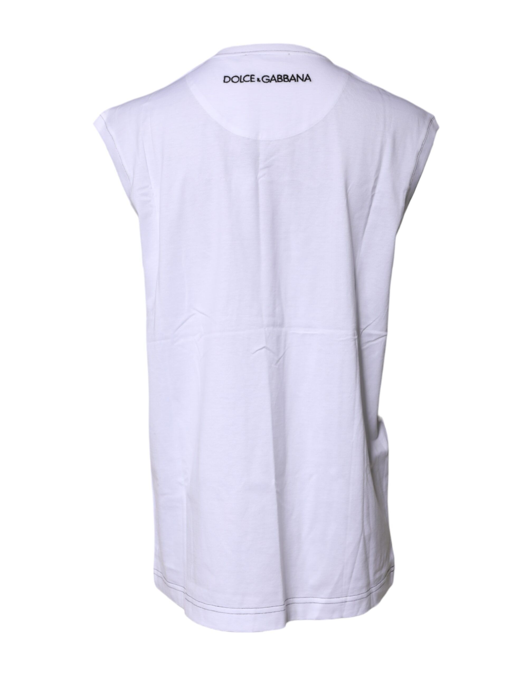 Cotton Sleeveless Printed Tank Women's T-shirt (Pre-Owned) - Dolce & Gabbana - Modalova