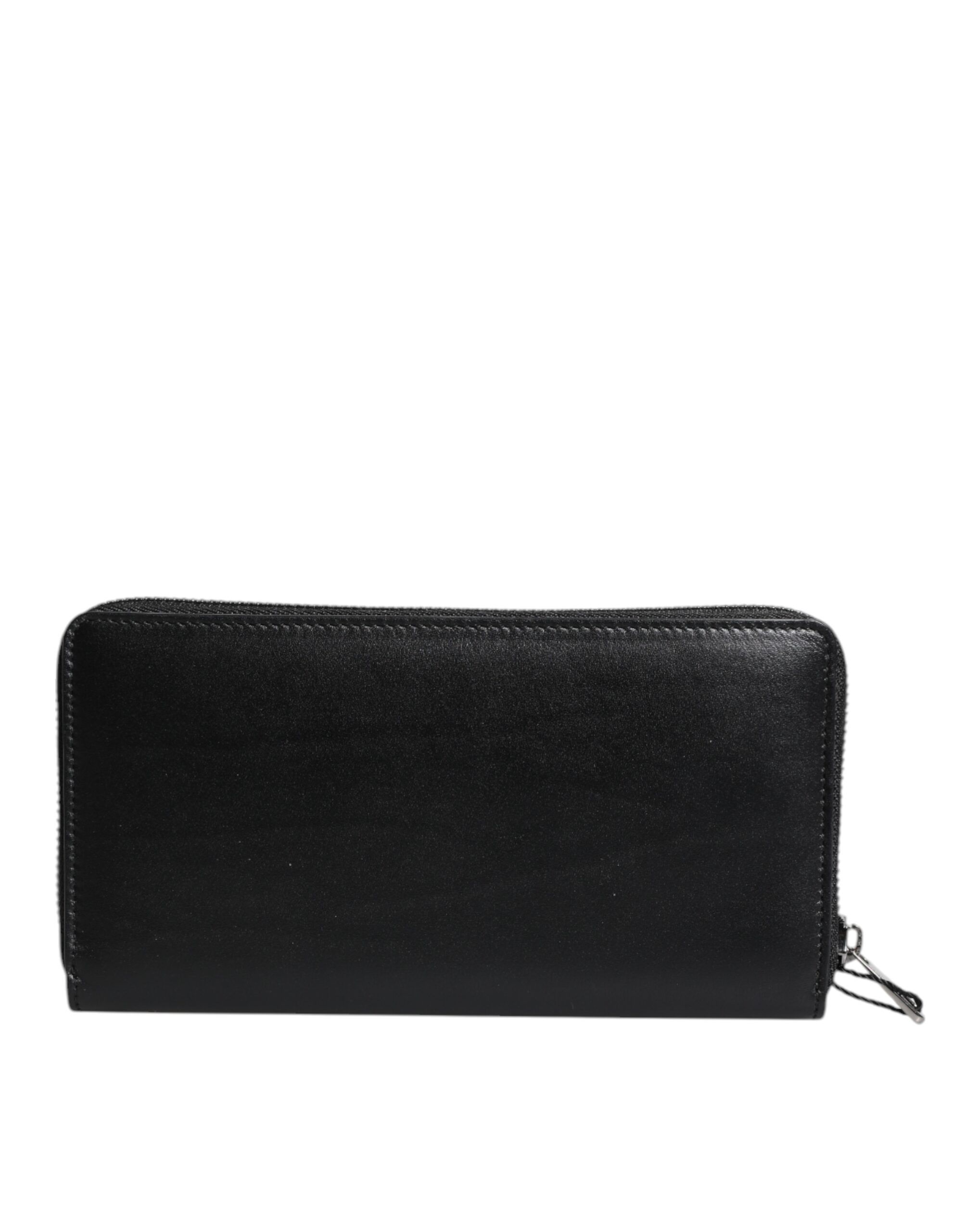Leather Logo Plaque Zip Around Continental Men's Wallet (Pre-Owned) - Dolce & Gabbana - Modalova