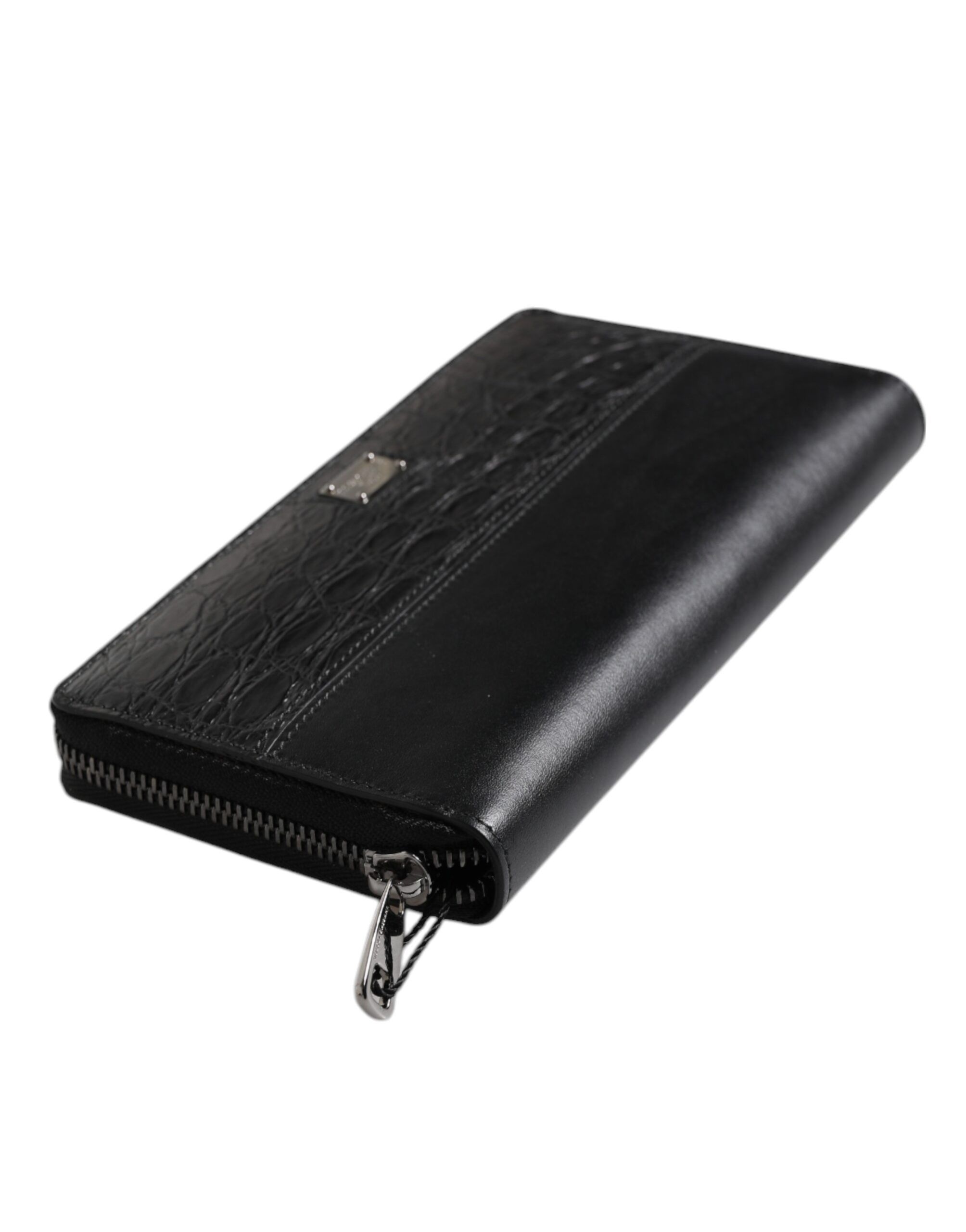 Leather Logo Plaque Zip Around Continental Men's Wallet (Pre-Owned) - Dolce & Gabbana - Modalova