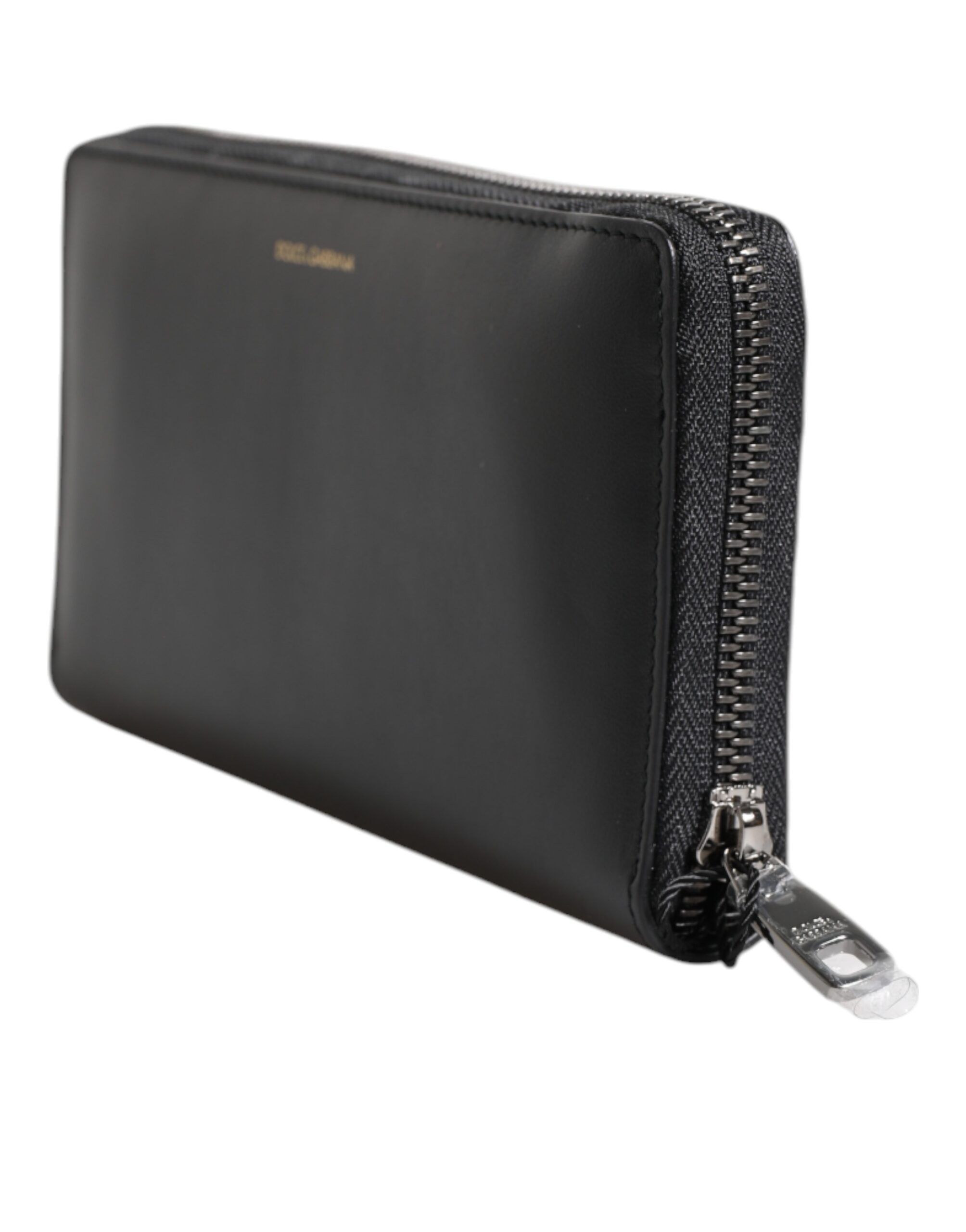 Black Blue Exotic Leather Embossed Continental Men's Wallet - Dolce & Gabbana - Modalova
