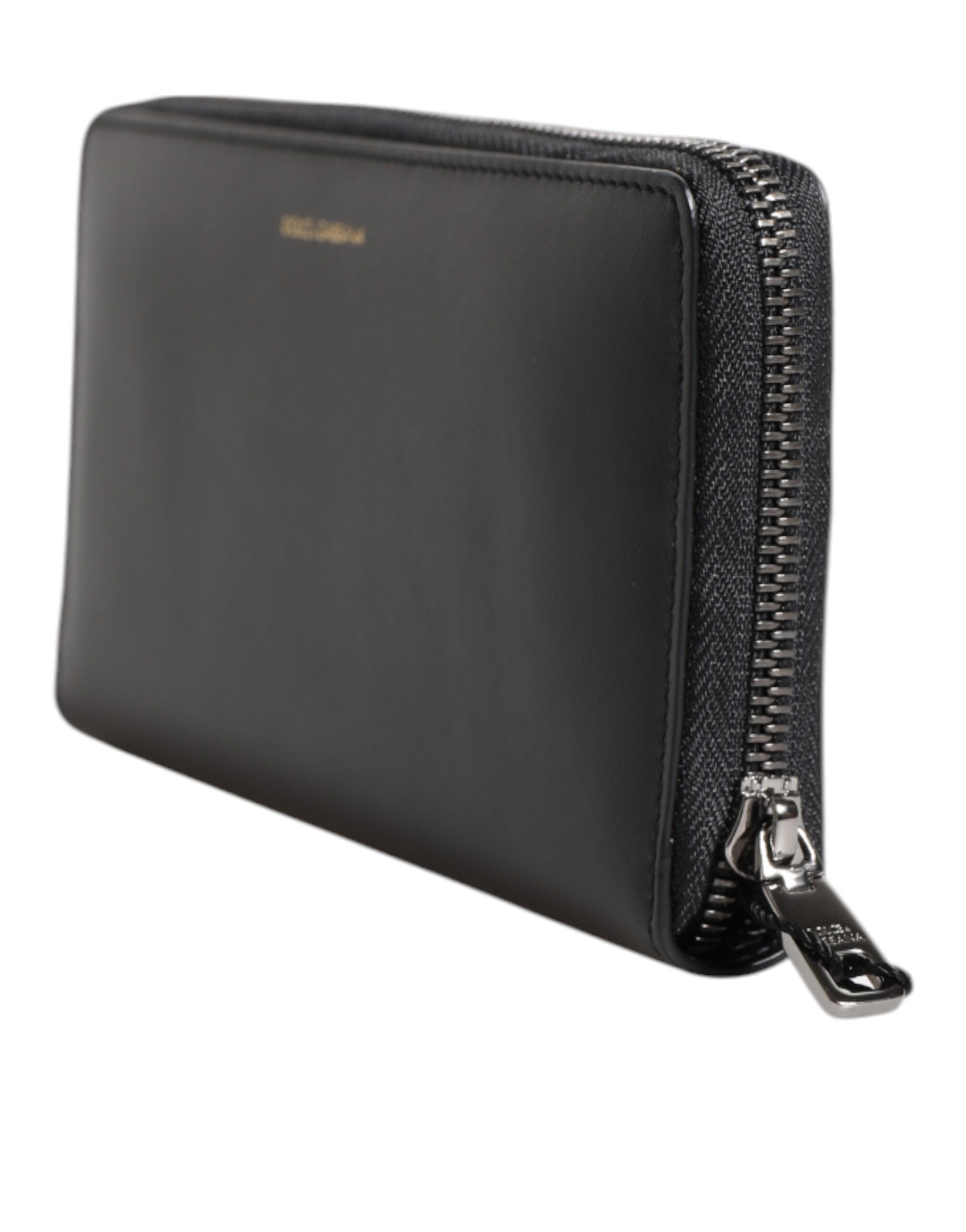 Black Blue Exotic Leather Embossed Continental Men's Wallet (Pre-Owned) - Dolce & Gabbana - Modalova