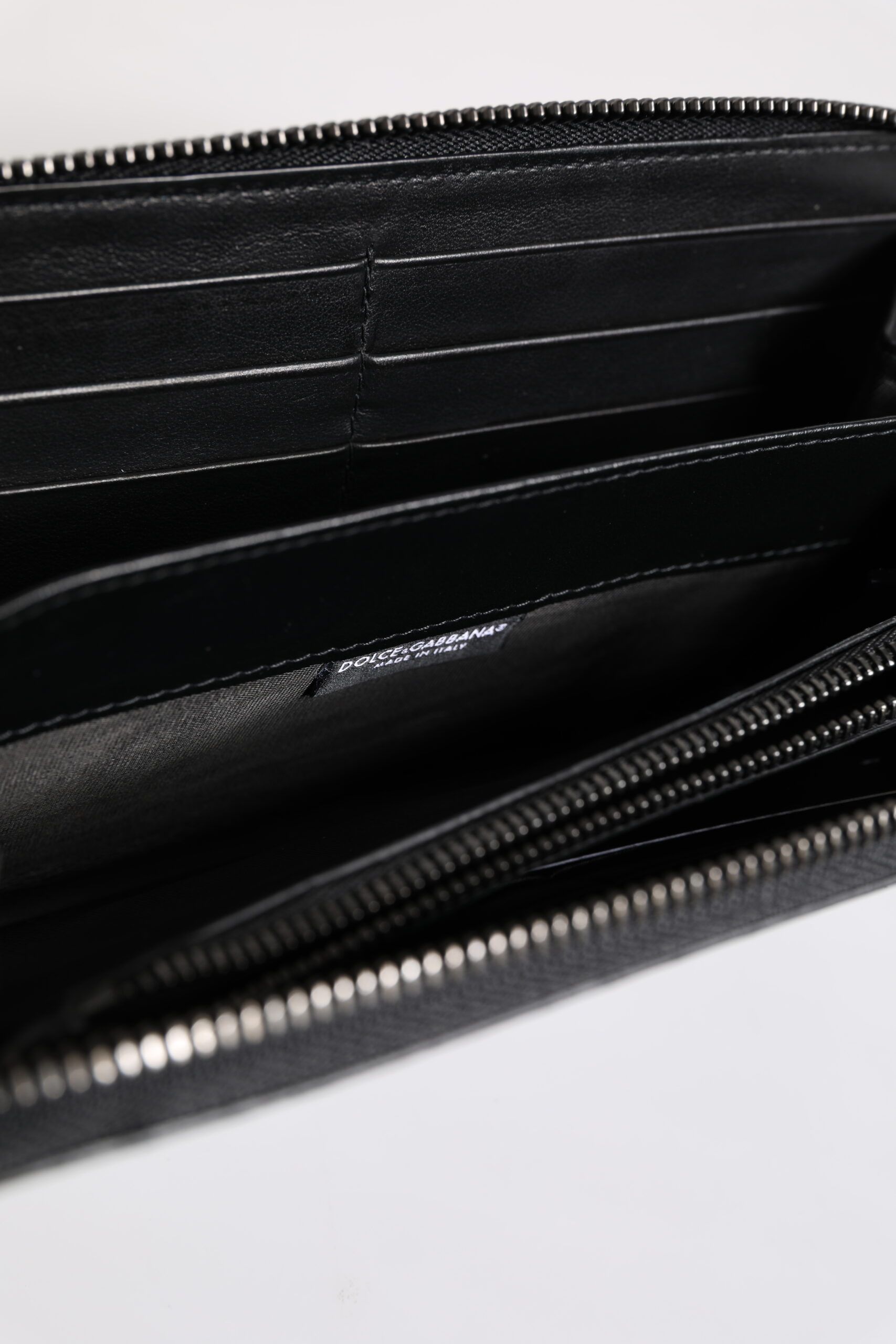 Black Blue Exotic Leather Embossed Continental Men's Wallet (Pre-Owned) - Dolce & Gabbana - Modalova