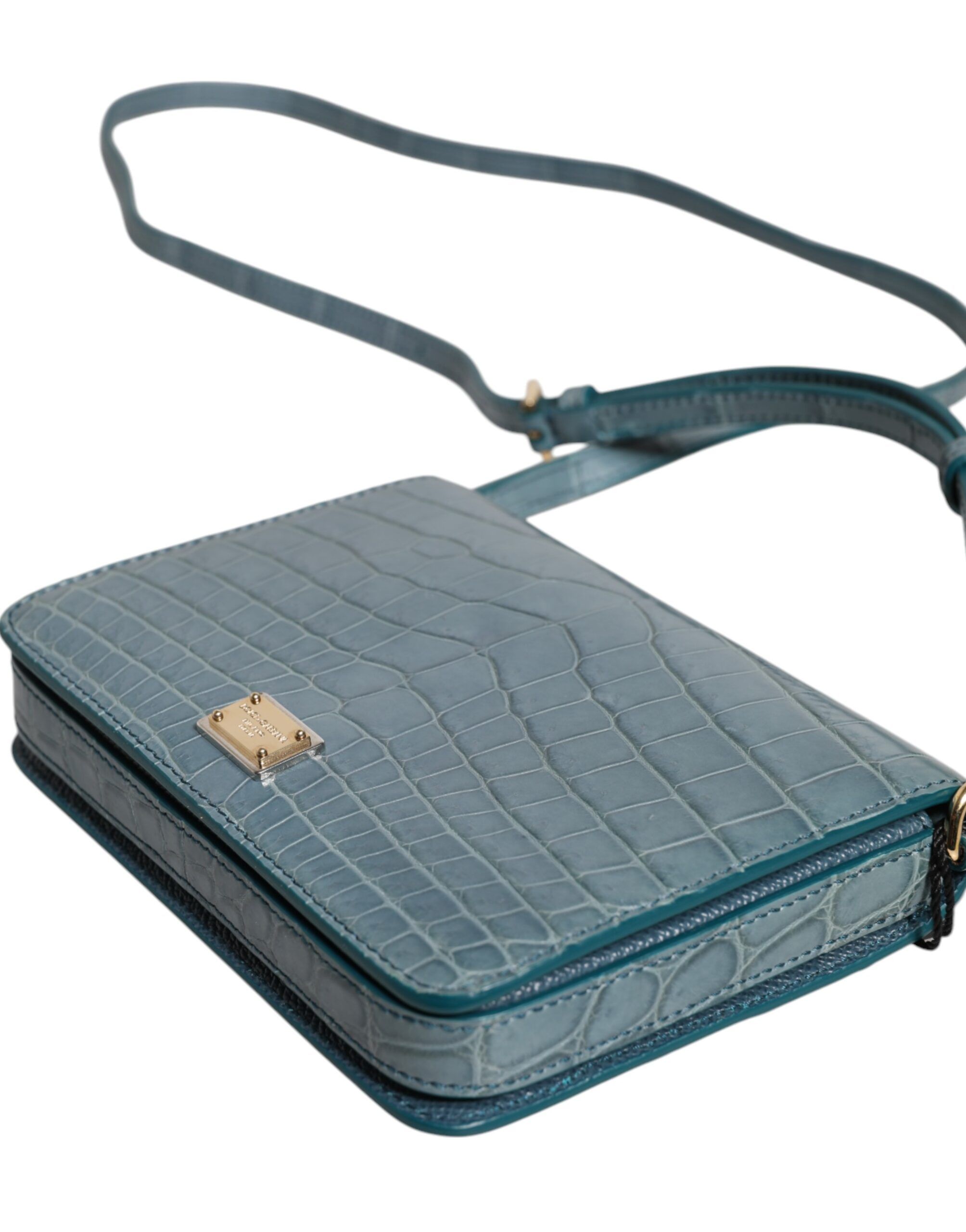 Exotic Leather DG Plaque Crossbody Mini Women's Bag - Dolce & Gabbana - Modalova