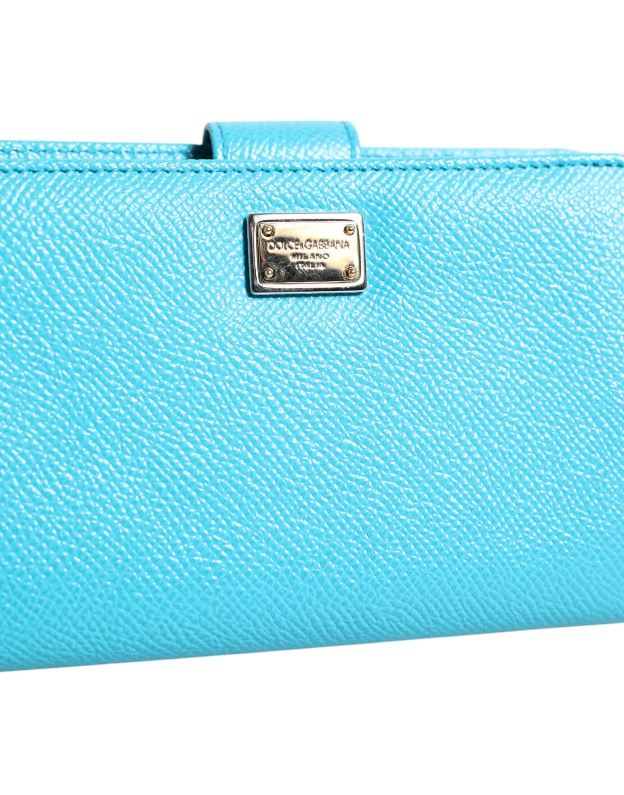 Leather Bifold Continental Clutch Women's Wallet - Dolce & Gabbana - Modalova
