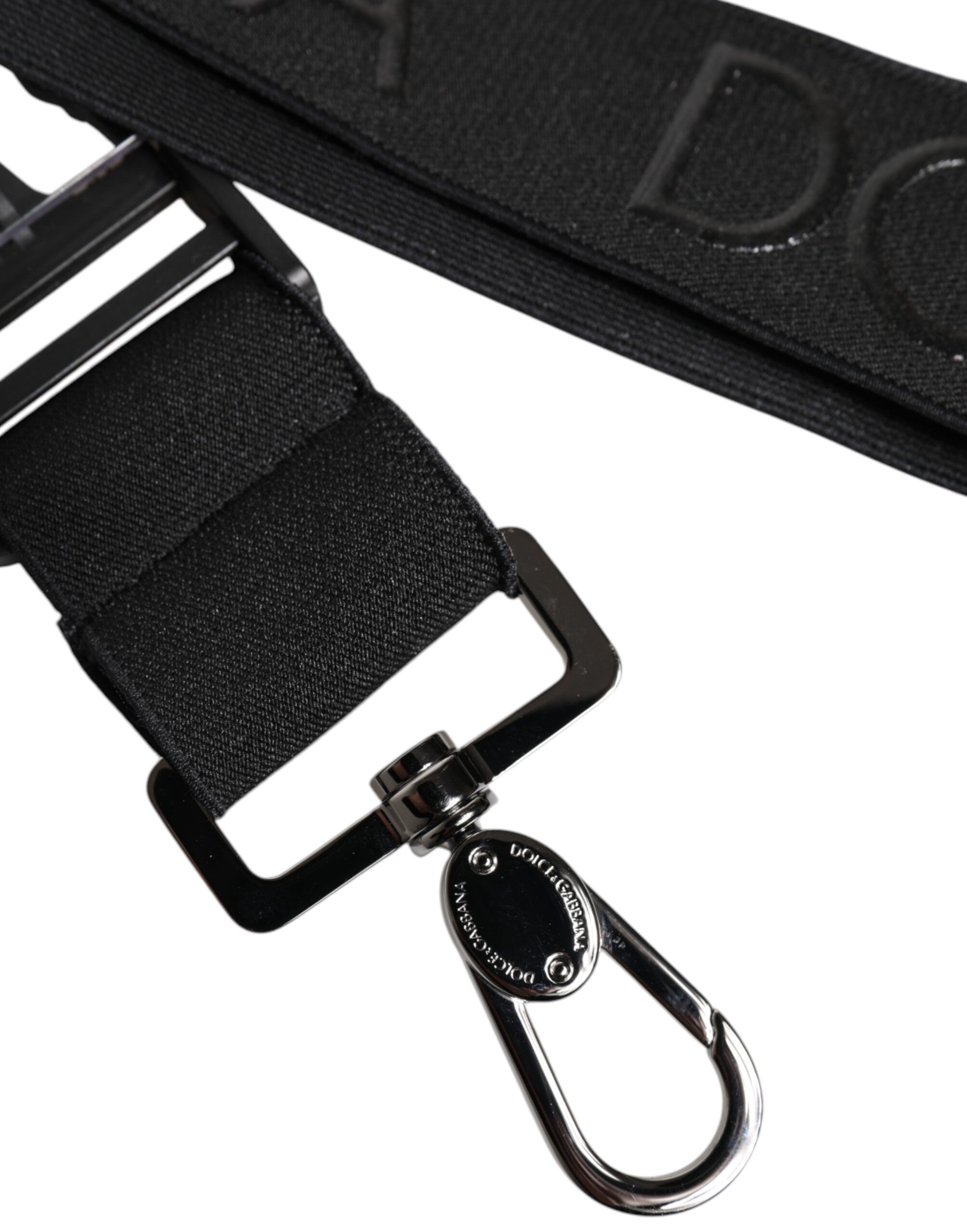 Stretch Polyester Rubberised DG Logo Men's Keychain - Dolce & Gabbana - Modalova