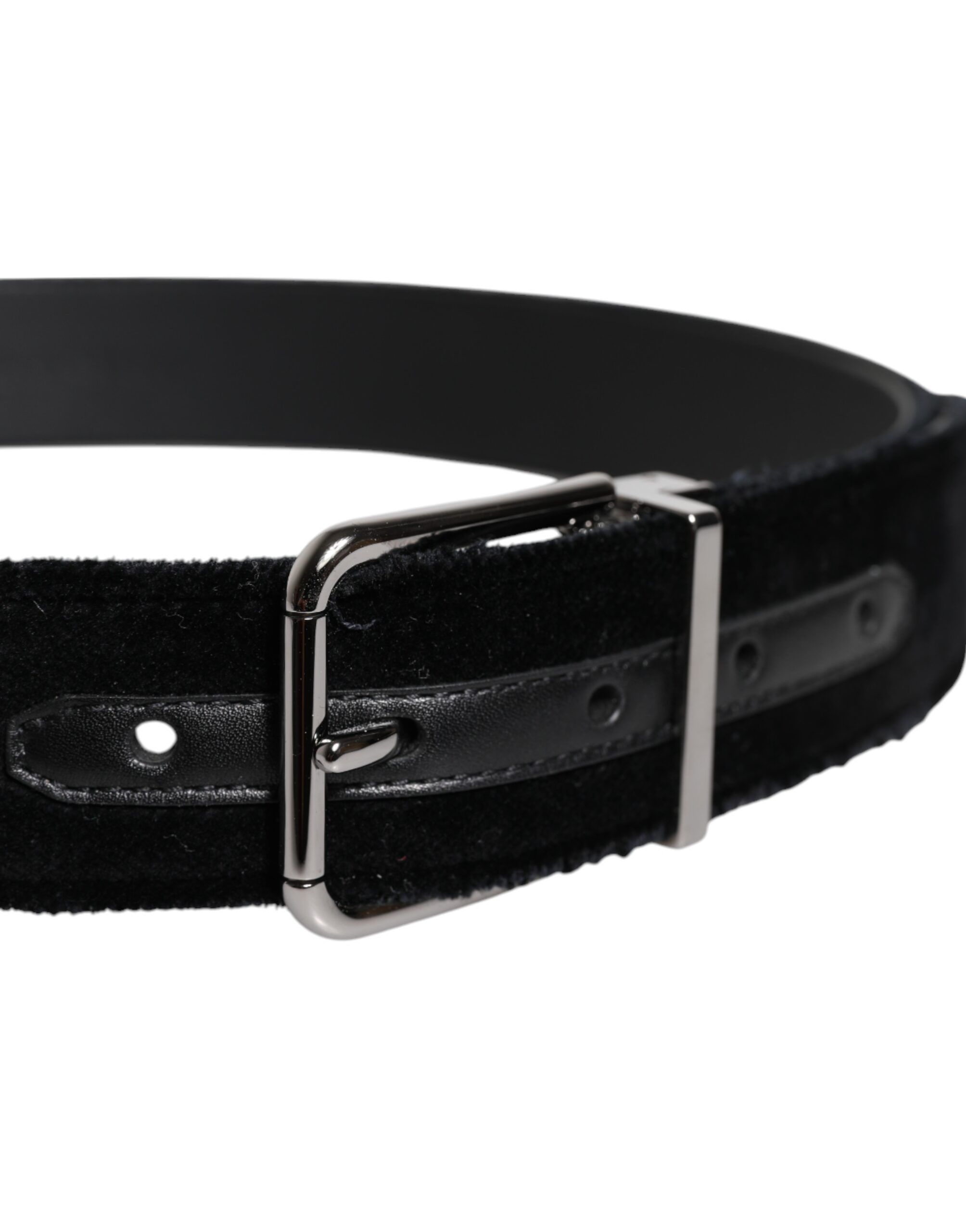 Cotton Silver Tone Metal Buckle Men's Belt - Dolce & Gabbana - Modalova