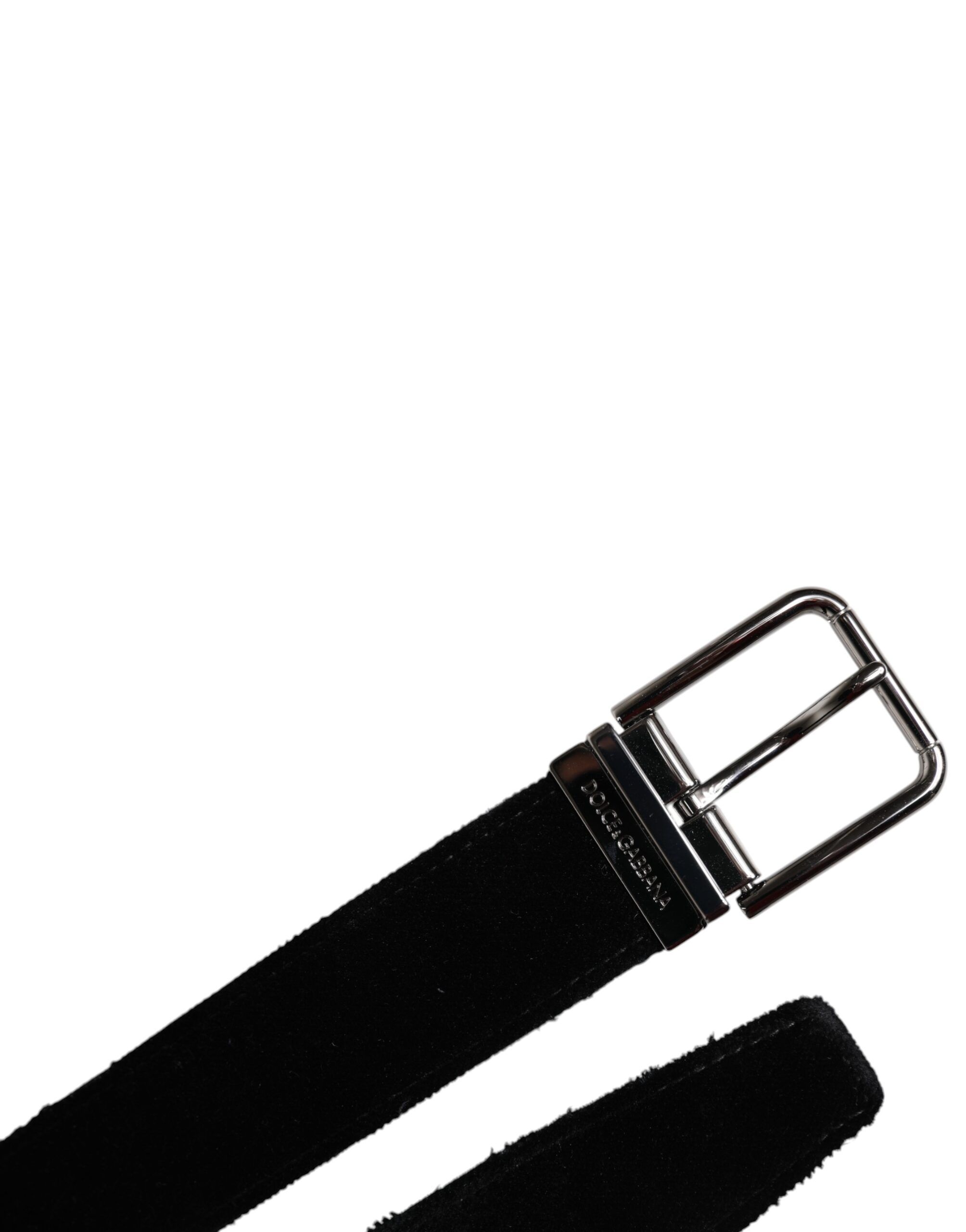 Cotton Silver Tone Metal Buckle Men's Belt - Dolce & Gabbana - Modalova