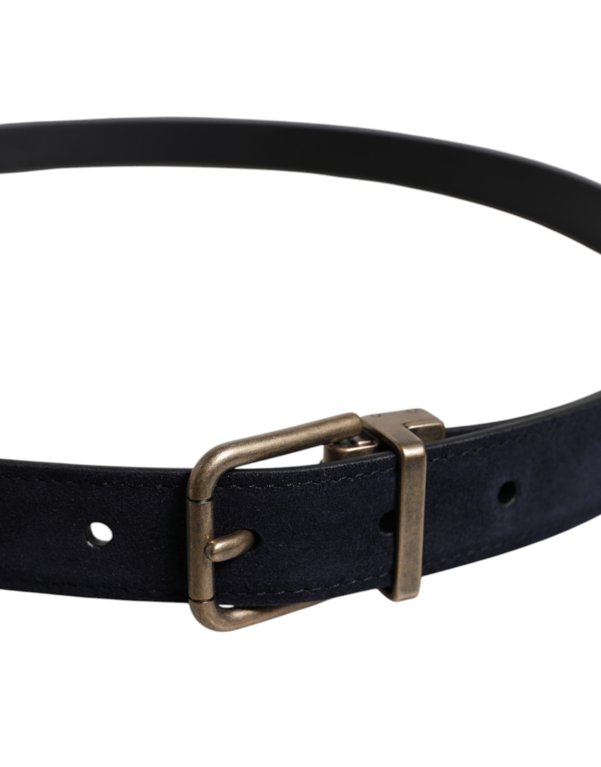 Goat Leather Metal Buckle Classic Men's Belt - Dolce & Gabbana - Modalova
