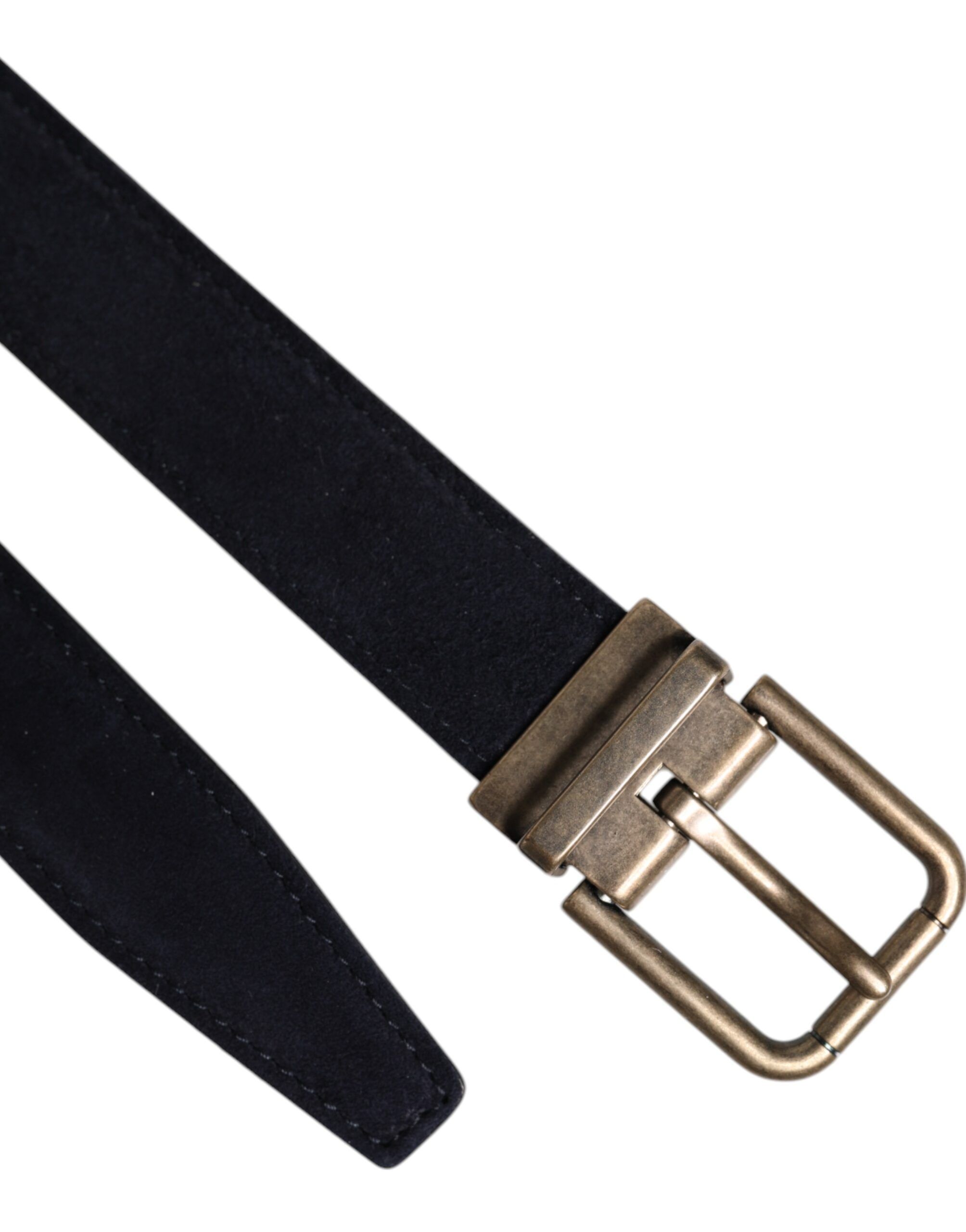 Goat Leather Metal Buckle Classic Men's Belt - Dolce & Gabbana - Modalova