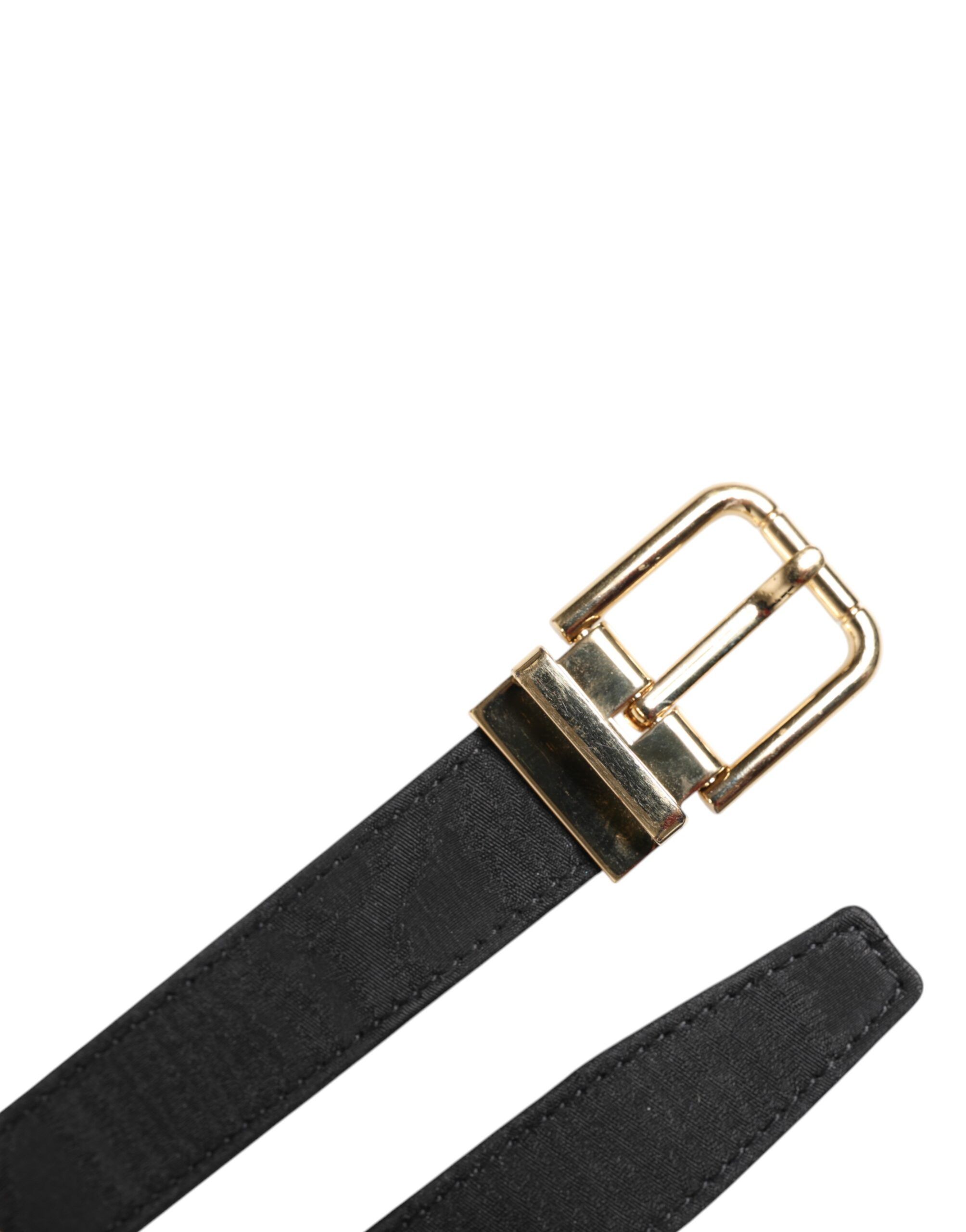 Classic Gold Metal Logo Buckle Men's Belt (Pre-Owned) - Dolce & Gabbana - Modalova
