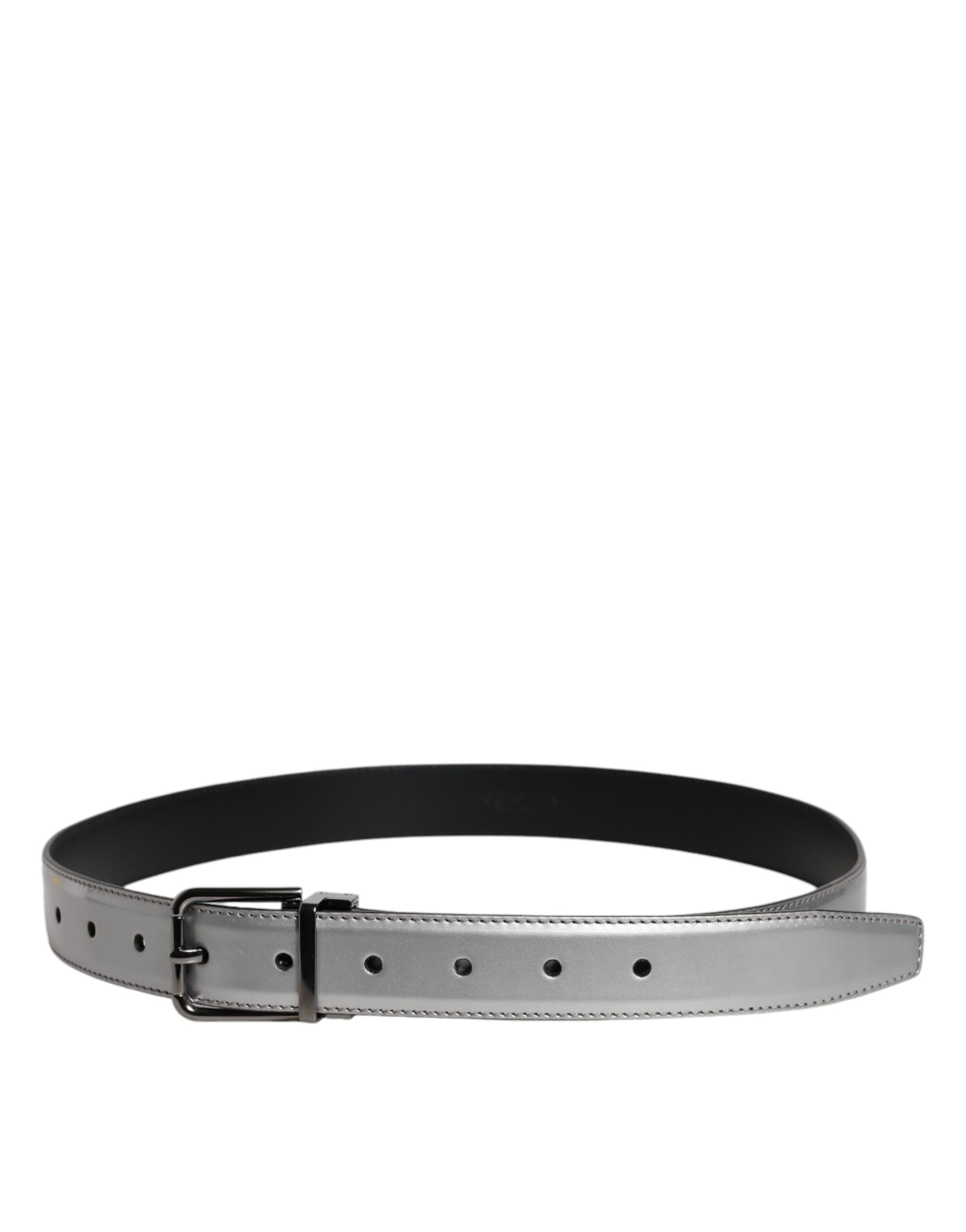 Leather Classic Metal Logo Buckle Men's Belt (Pre-Owned) - Dolce & Gabbana - Modalova