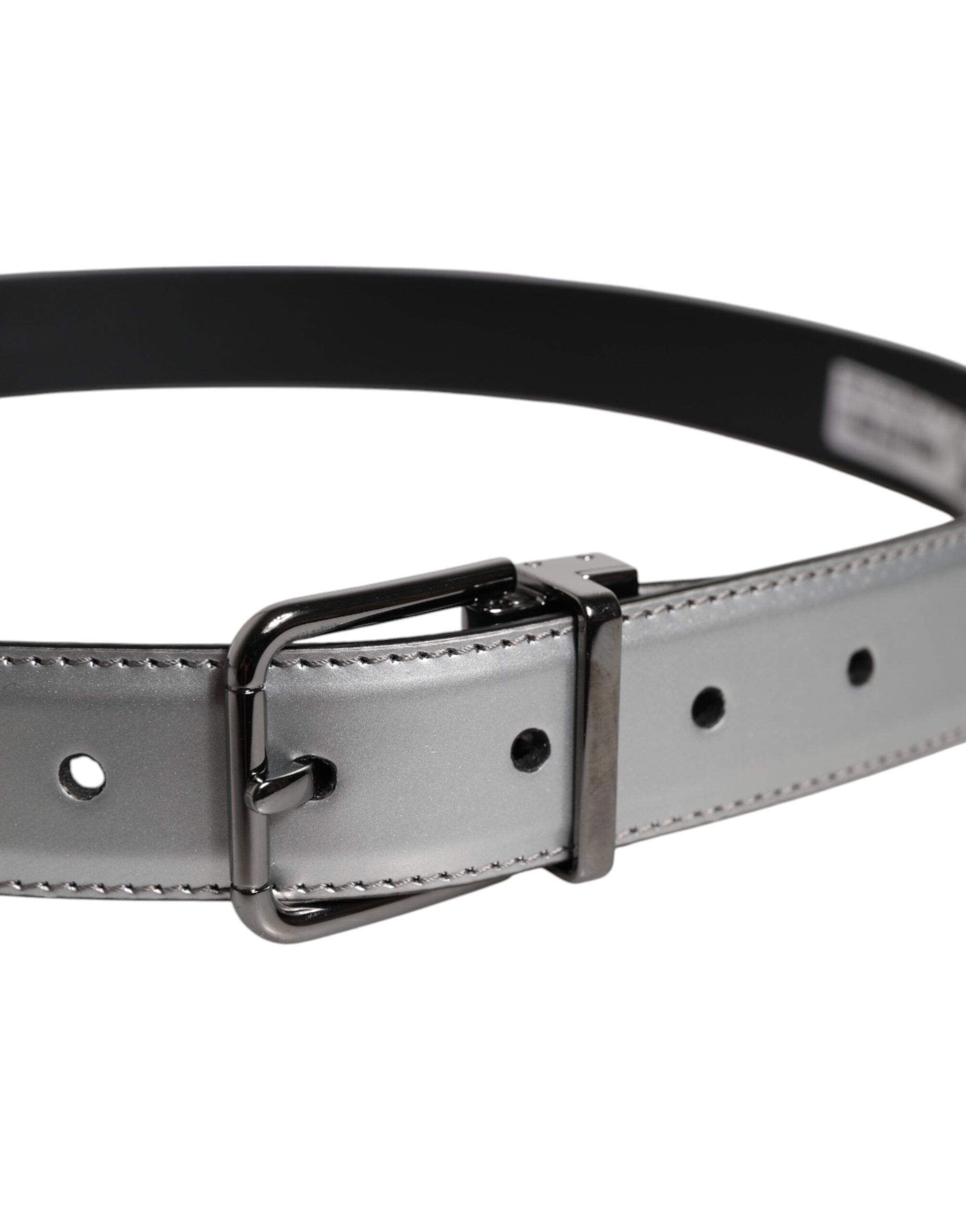 Leather Classic Metal Logo Buckle Men's Belt (Pre-Owned) - Dolce & Gabbana - Modalova