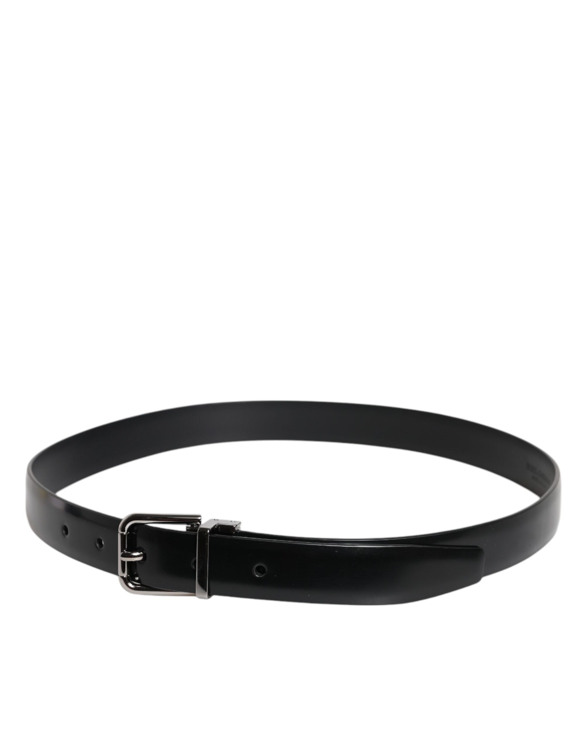 Solid Leather Classic Waist Buckle Women's Belt (Pre-Owned) - Dolce & Gabbana - Modalova