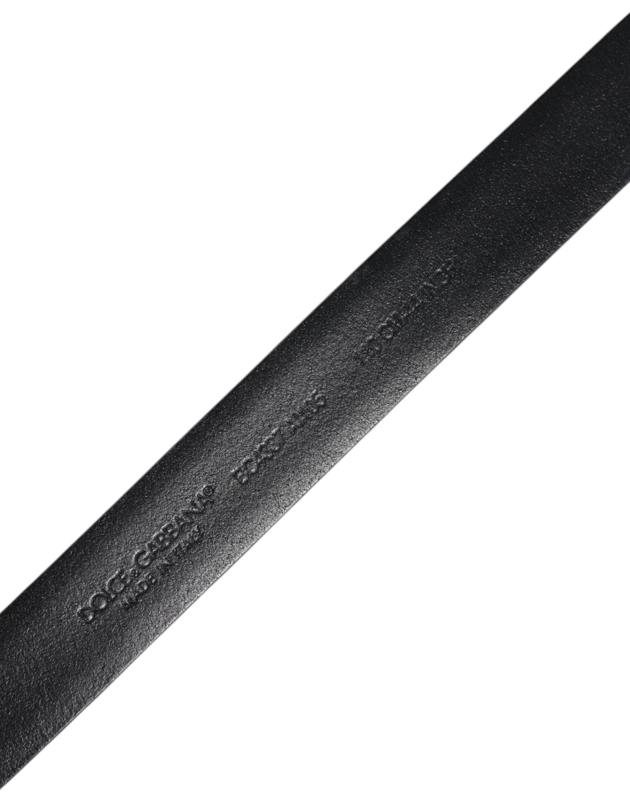 Solid Leather Classic Waist Buckle Women's Belt (Pre-Owned) - Dolce & Gabbana - Modalova