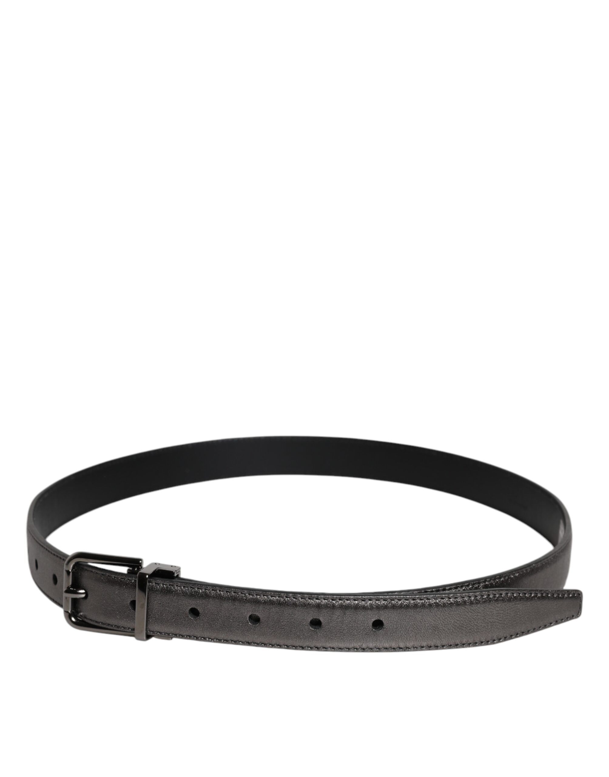 Leather Classic Metal Logo Buckle Men's Belt (Pre-Owned) - Dolce & Gabbana - Modalova