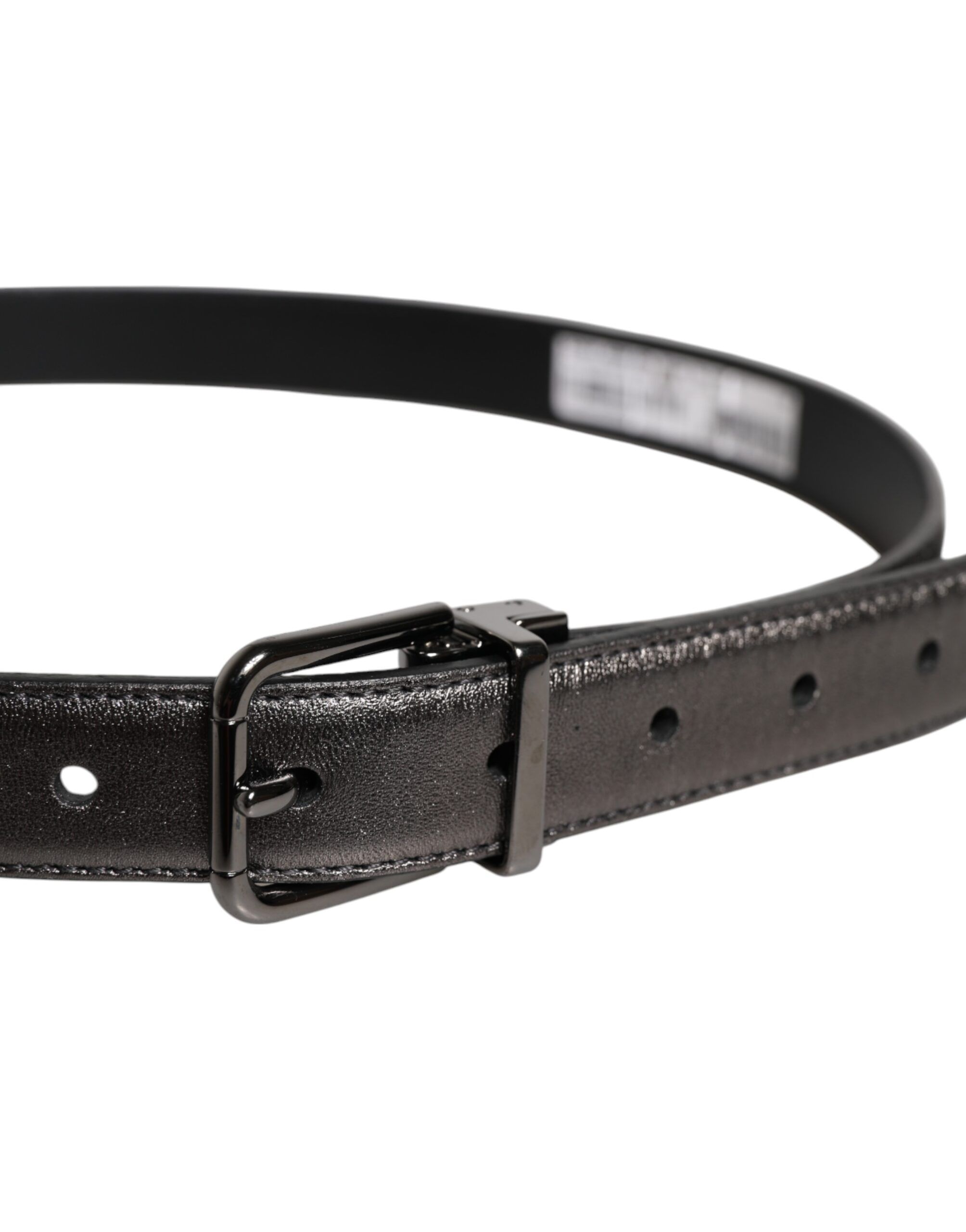 Leather Classic Metal Logo Buckle Men's Belt (Pre-Owned) - Dolce & Gabbana - Modalova