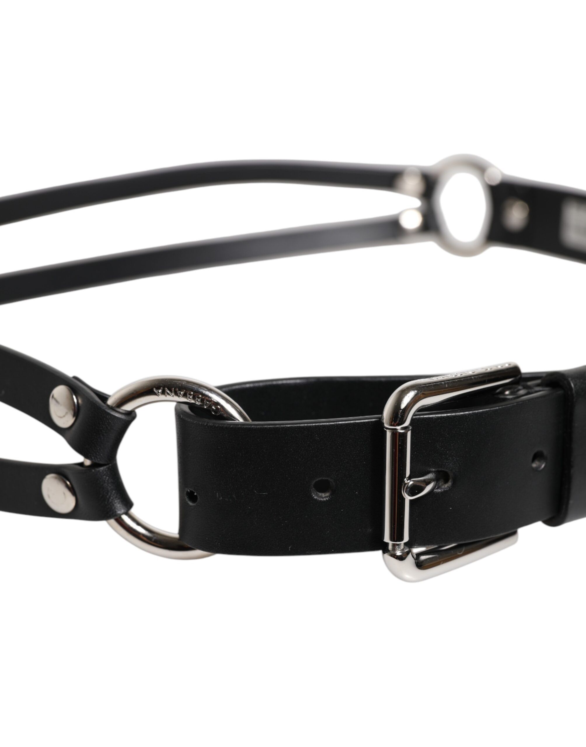 Leather Classic Metal Logo Buckle Men's Belt (Pre-Owned) - Dolce & Gabbana - Modalova