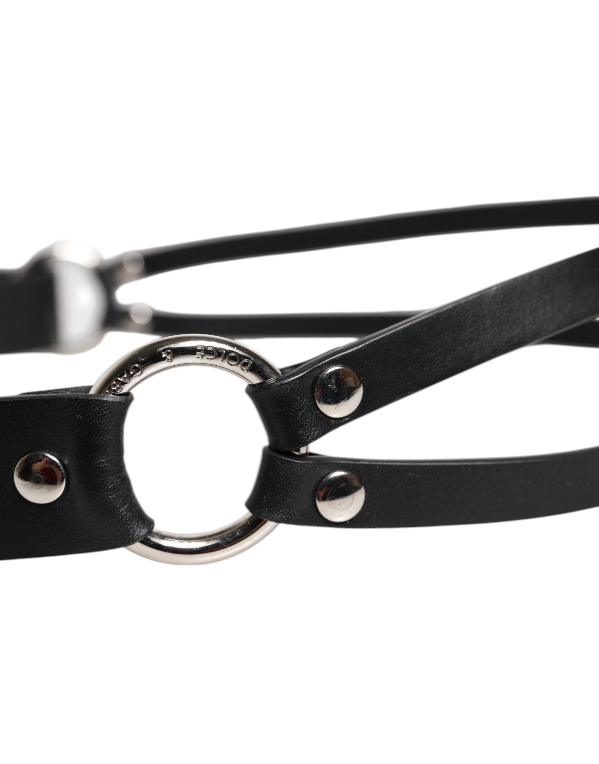 Leather Classic Metal Logo Buckle Men's Belt (Pre-Owned) - Dolce & Gabbana - Modalova