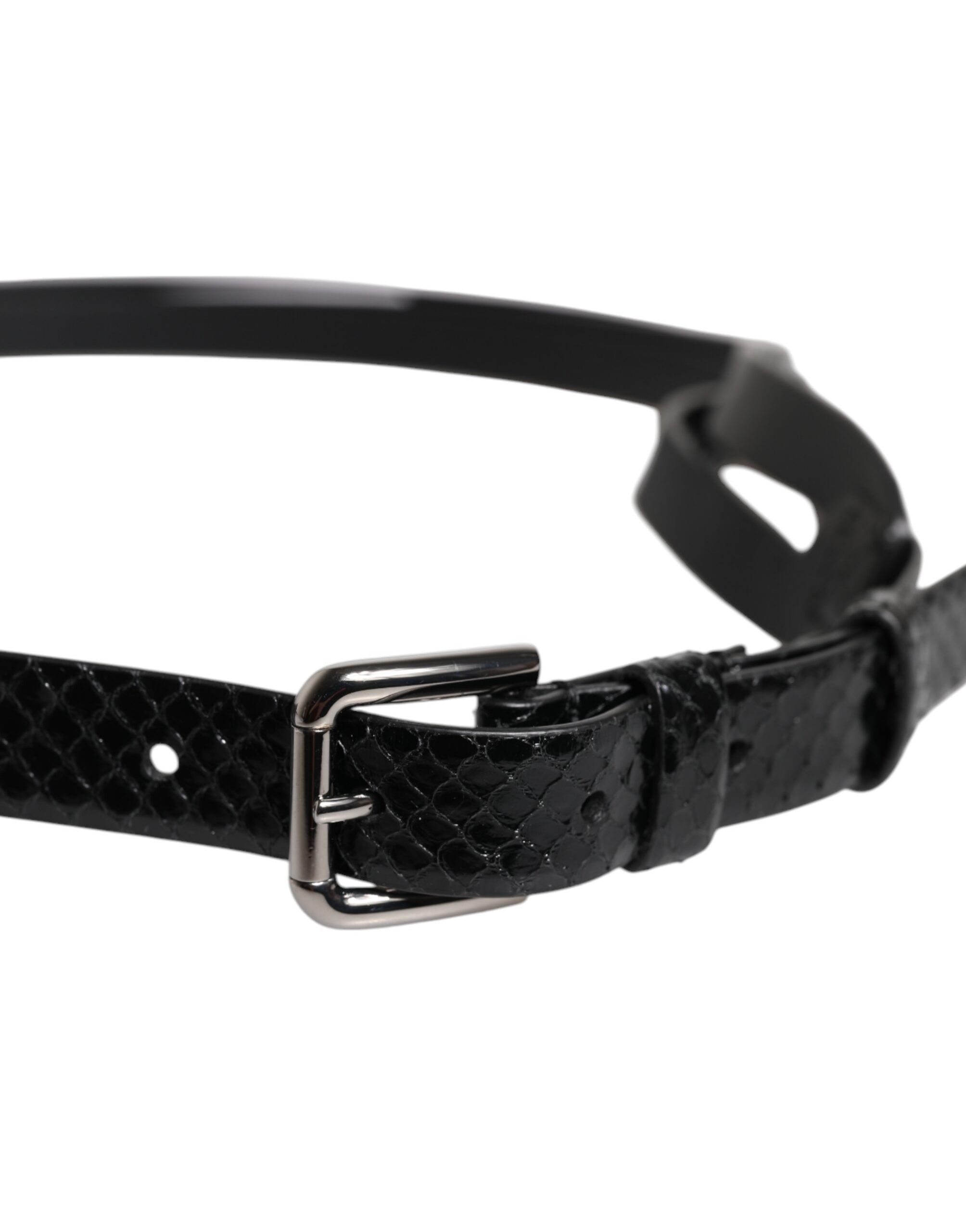 Leather Classic Metal Logo Buckle Men's Belt (Pre-Owned) - Dolce & Gabbana - Modalova