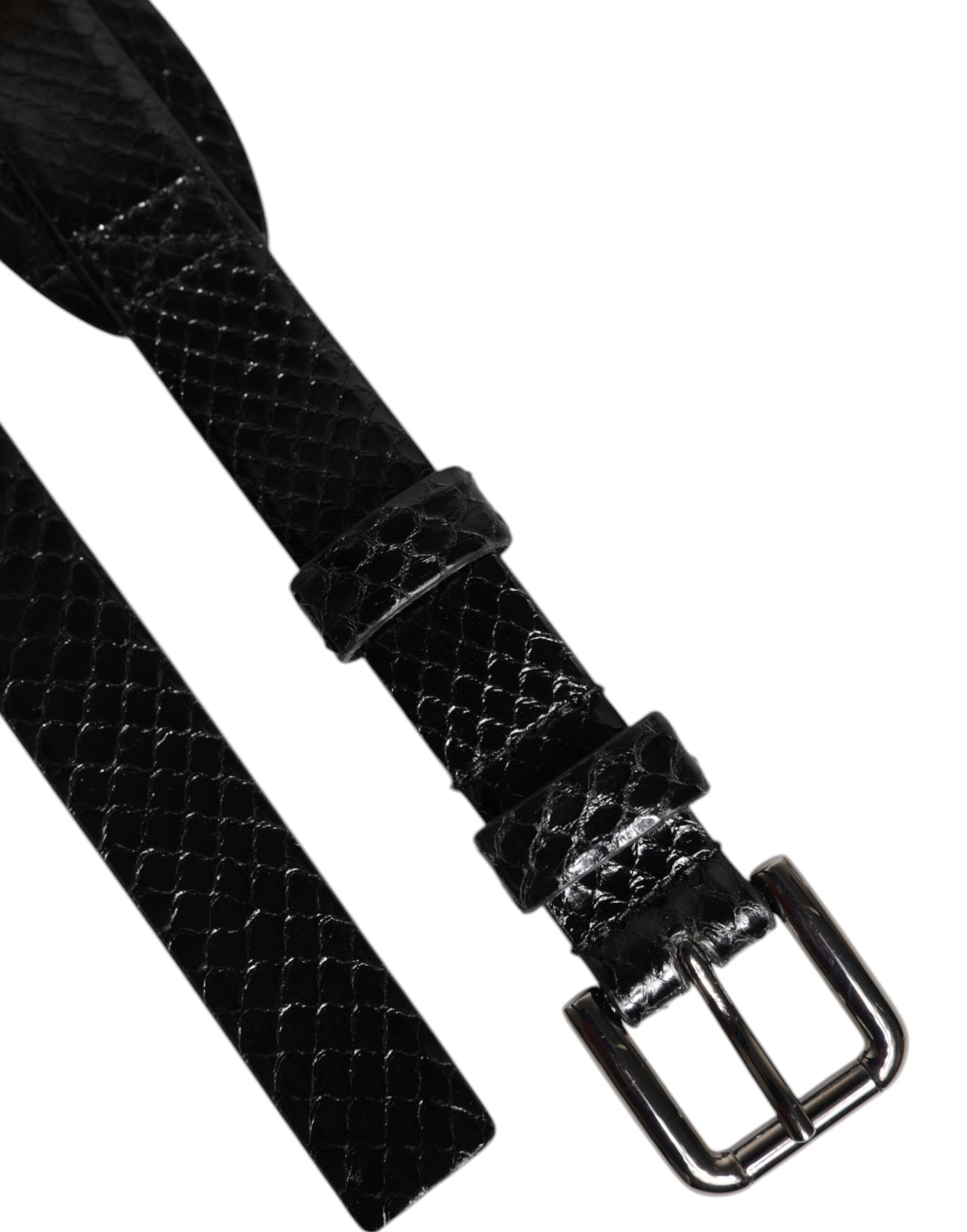 Leather Classic Metal Logo Buckle Men's Belt (Pre-Owned) - Dolce & Gabbana - Modalova