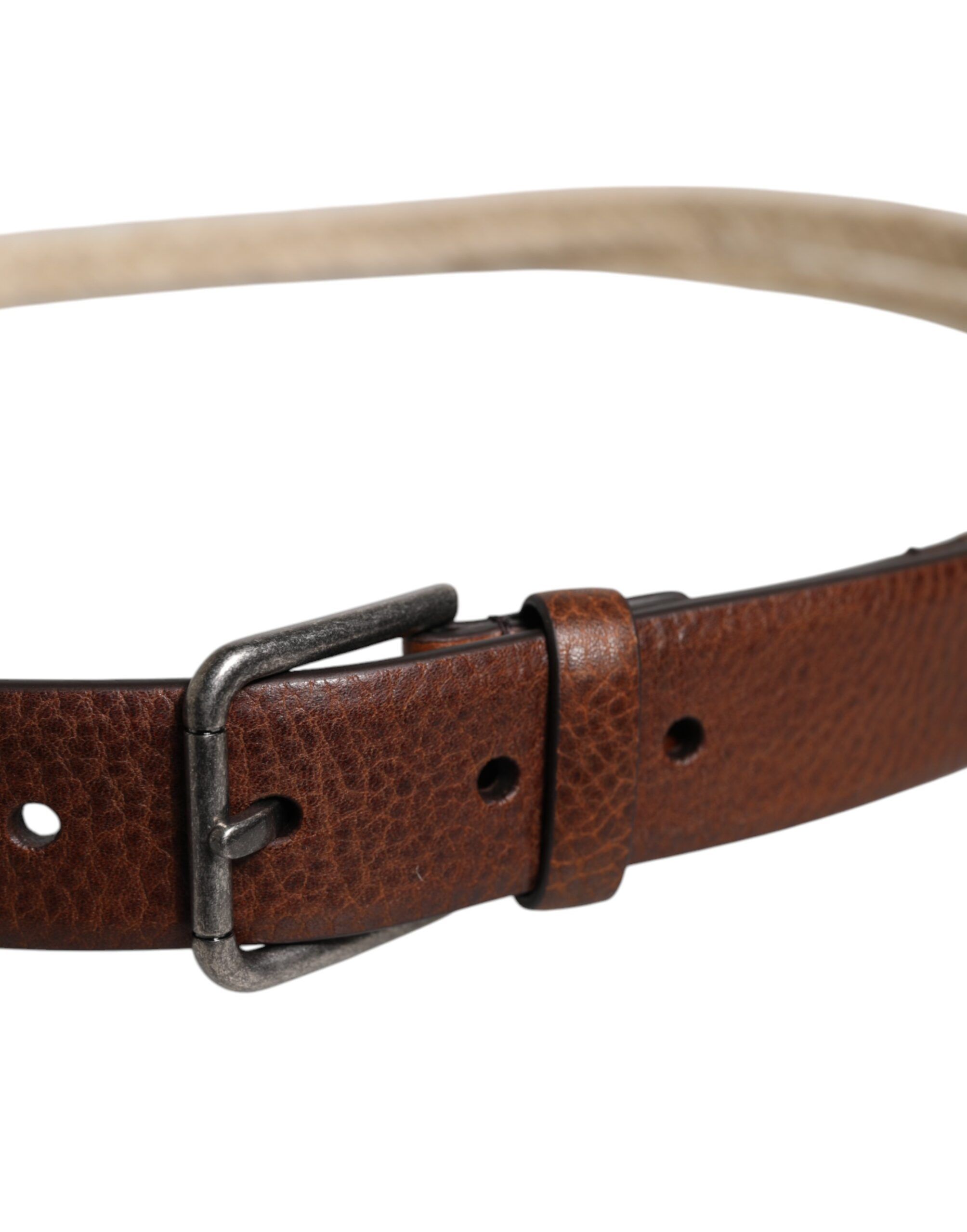 Jute Leather Woven Metal Buckle Men's Belt - Dolce & Gabbana - Modalova